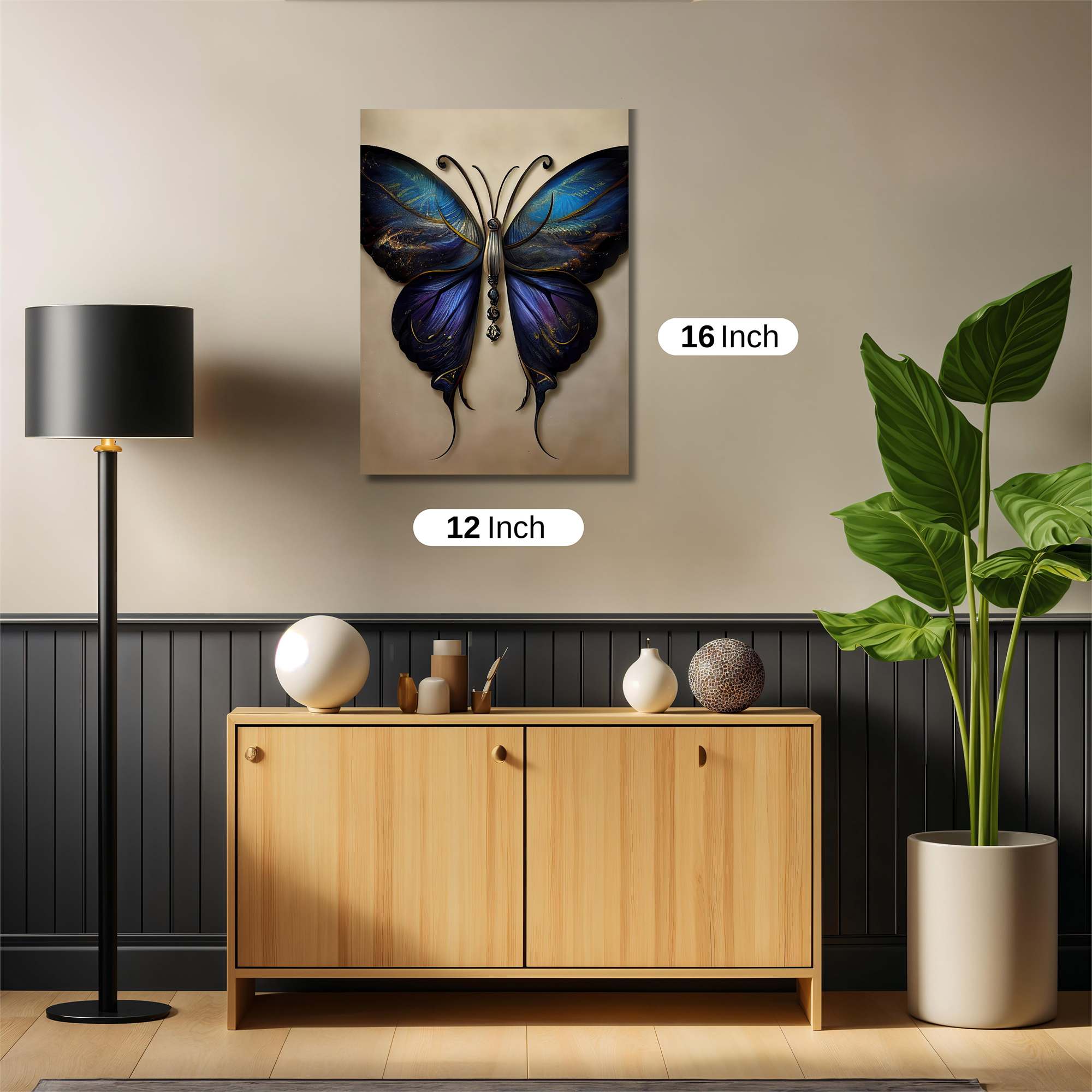 Mystic Butterfly Safe Wall Magnetic / M