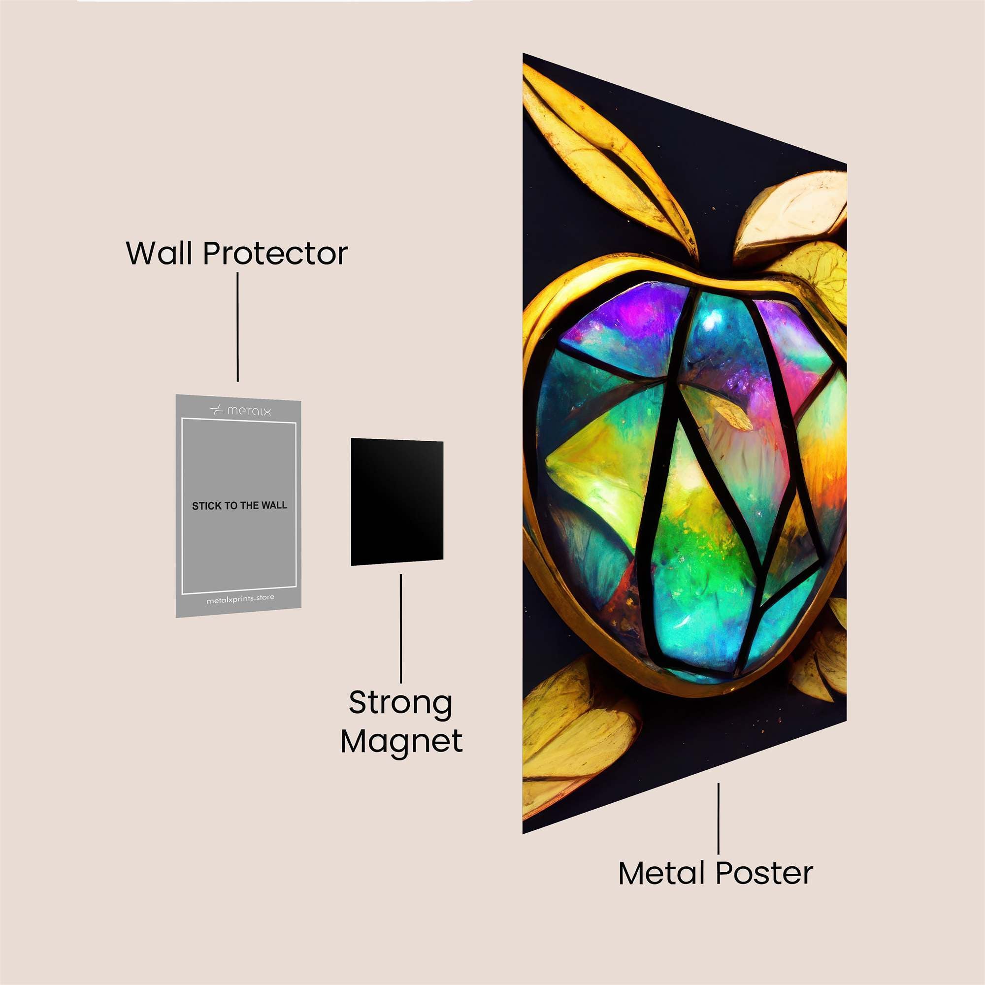 Galactic Gleam Safe Wall Magnetic / M