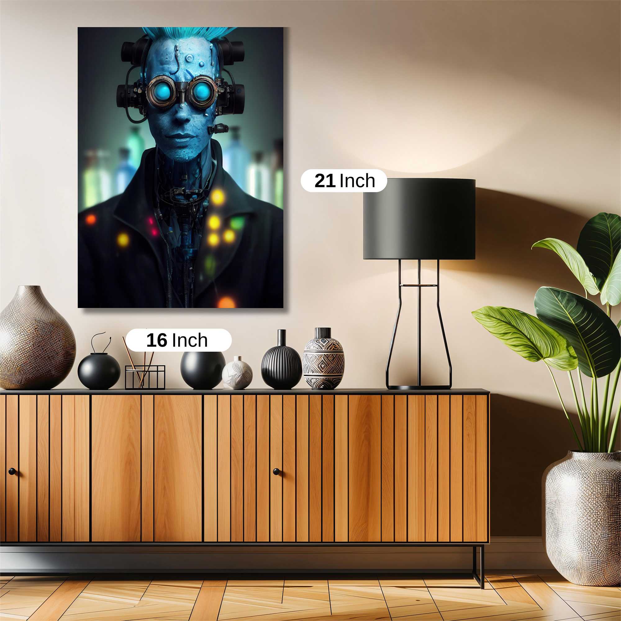 Cyberpunk Elegance Safe Wall Magnetic / M