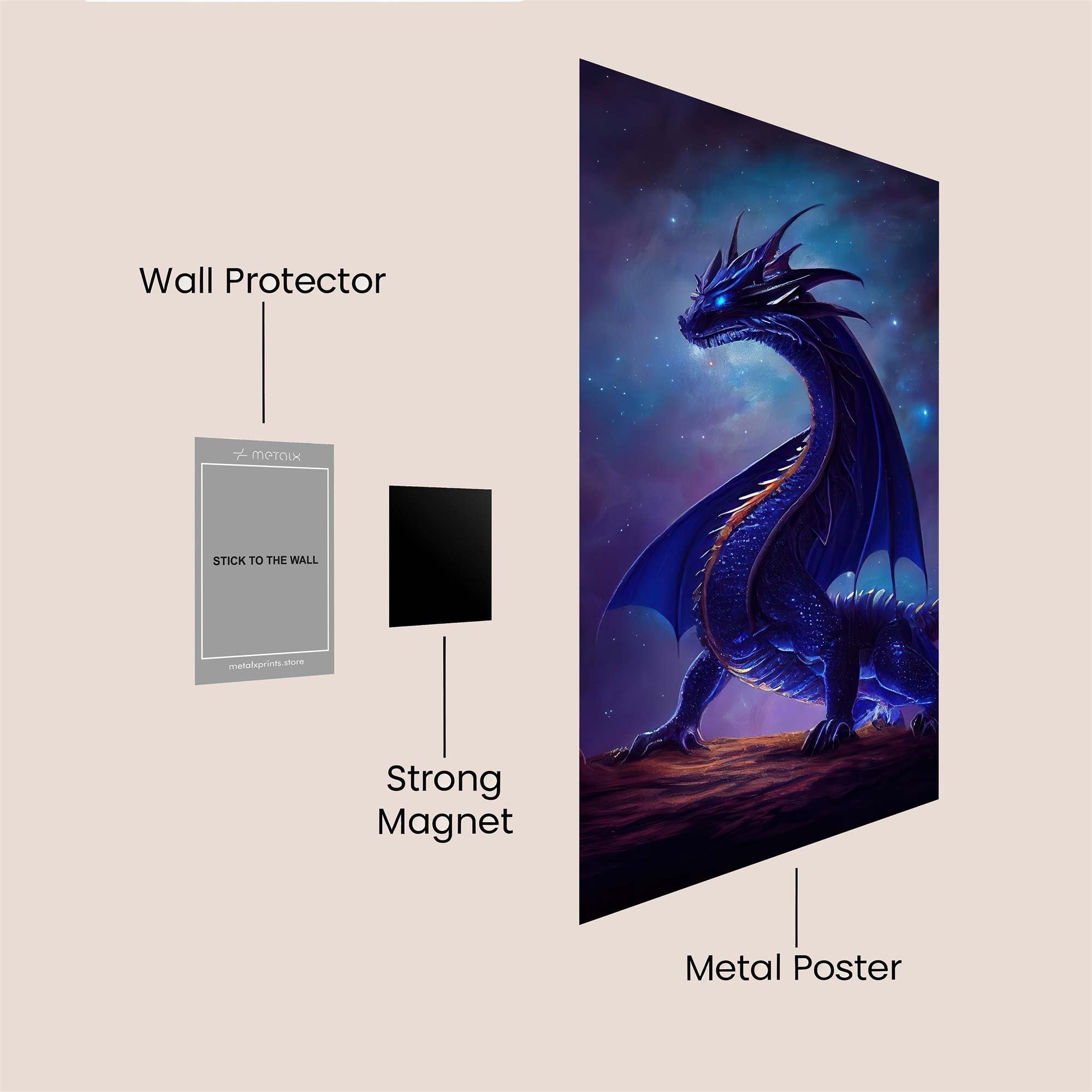 Starlit Majesty Safe Wall Magnetic / M