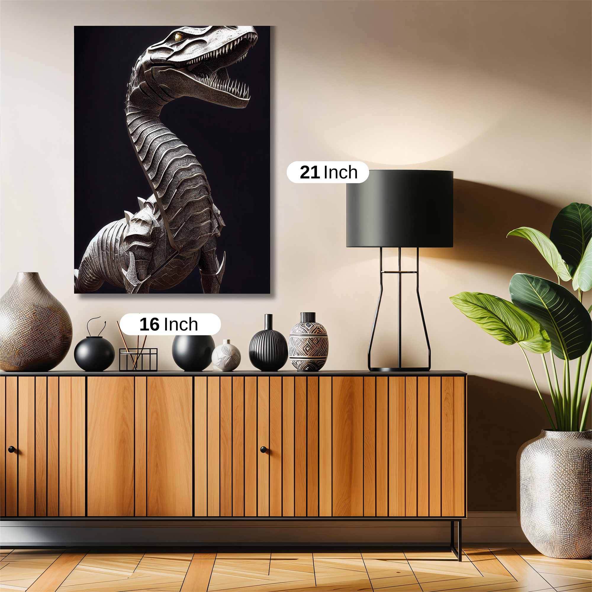 Dino Menace Safe Wall Magnetic / M