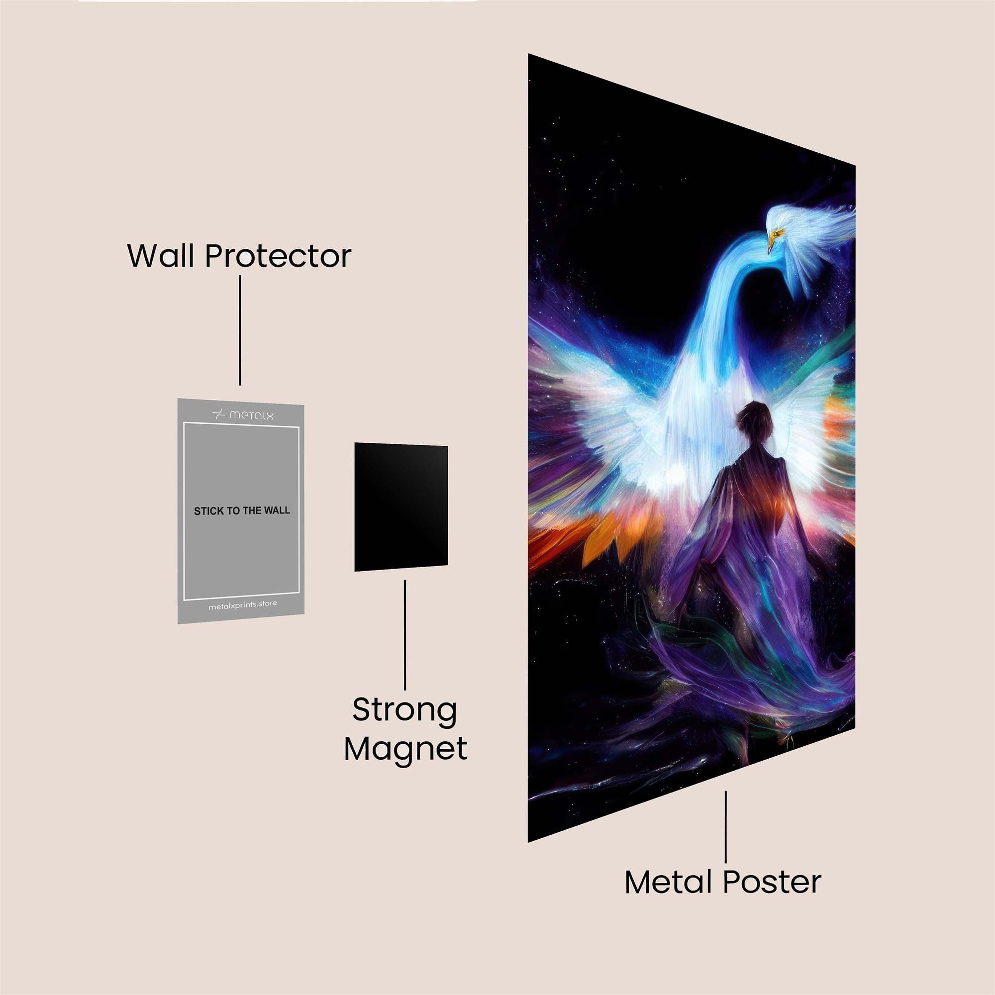 Phoenix Ascension Safe Wall Magnetic / M