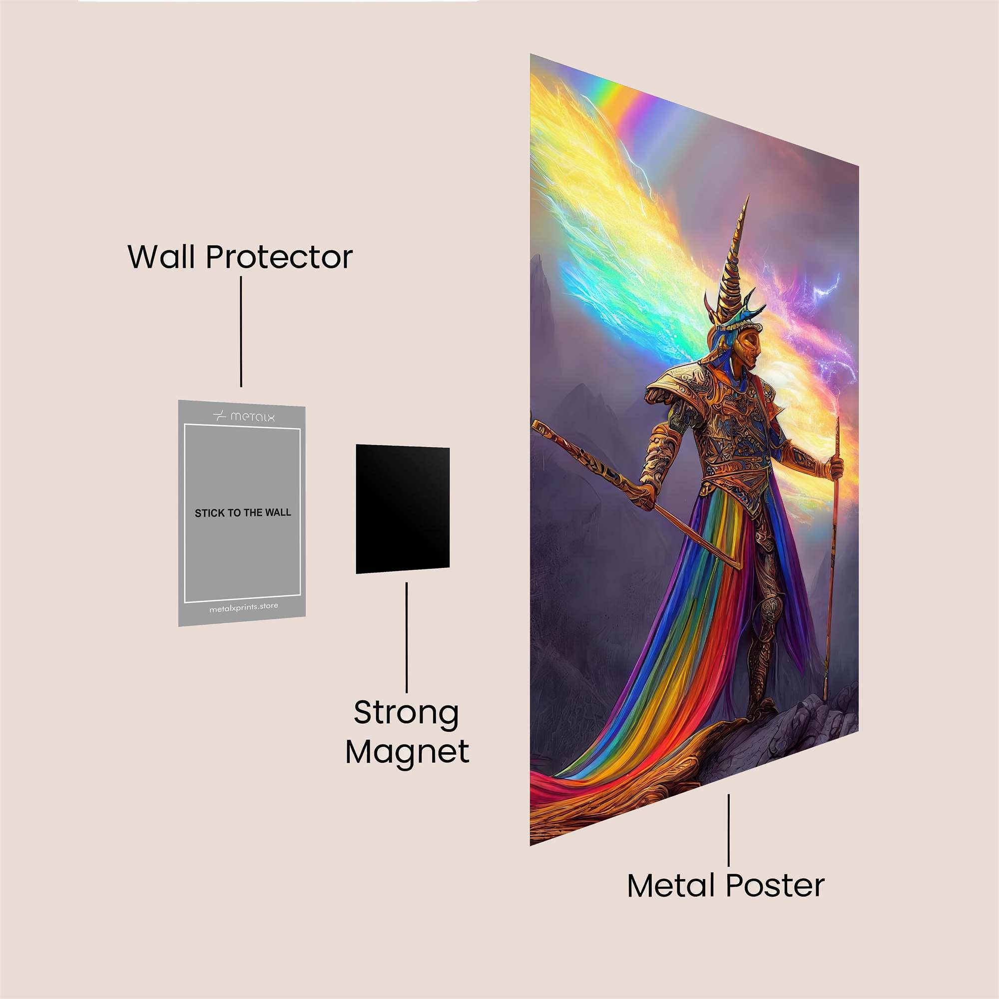 Wizard Radiance Safe Wall Magnetic / M