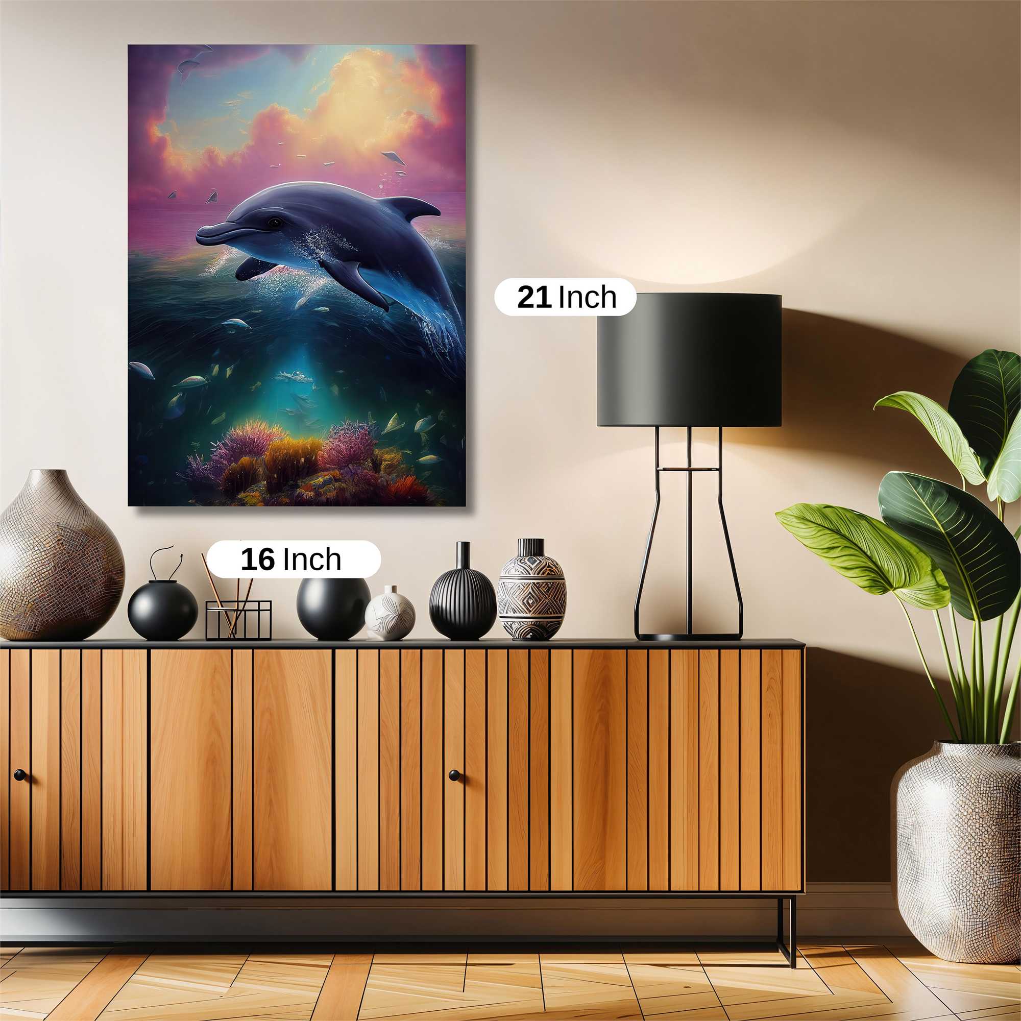 Dolphin Dream Safe Wall Magnetic / M