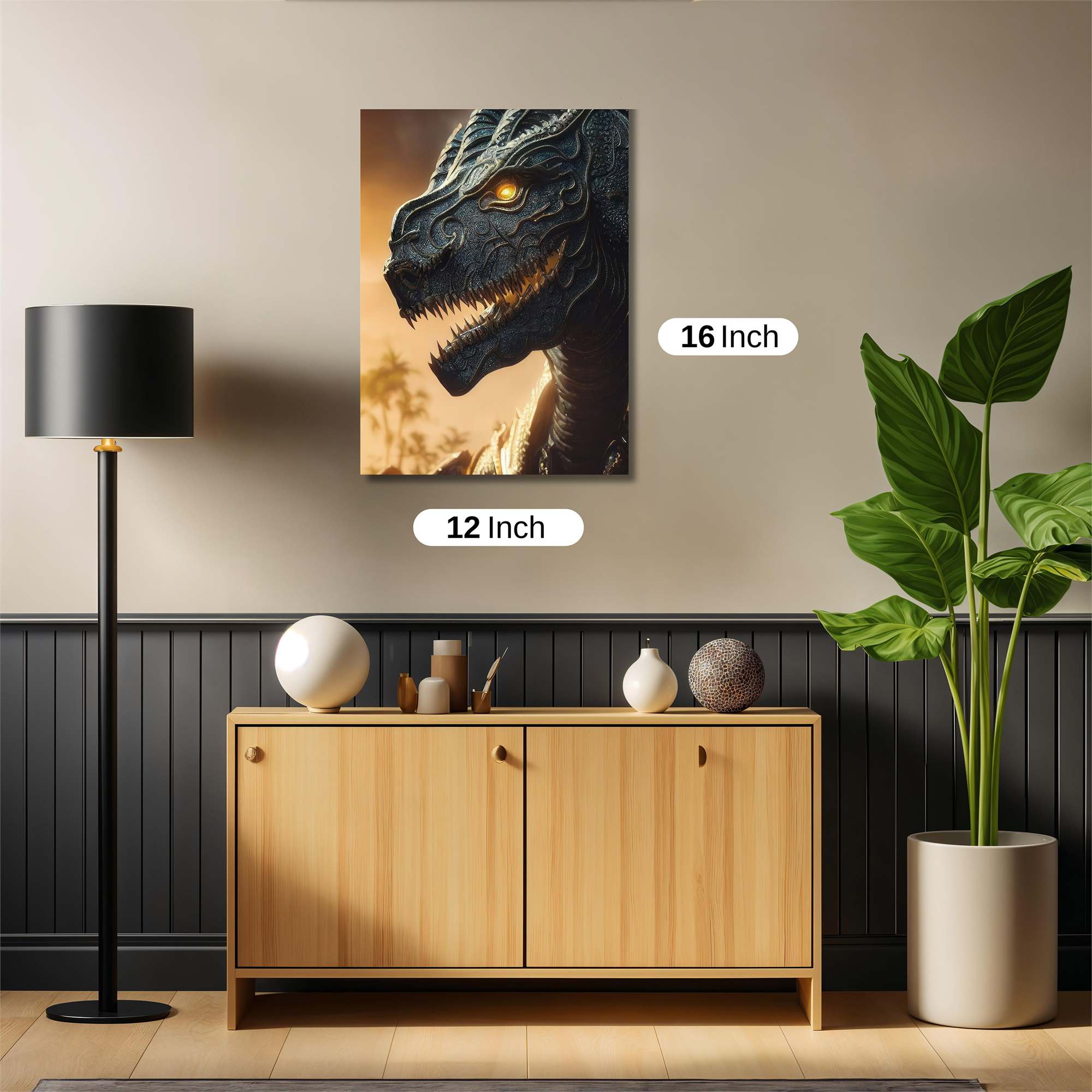 Godzilla Majestic Safe Wall Magnetic / M