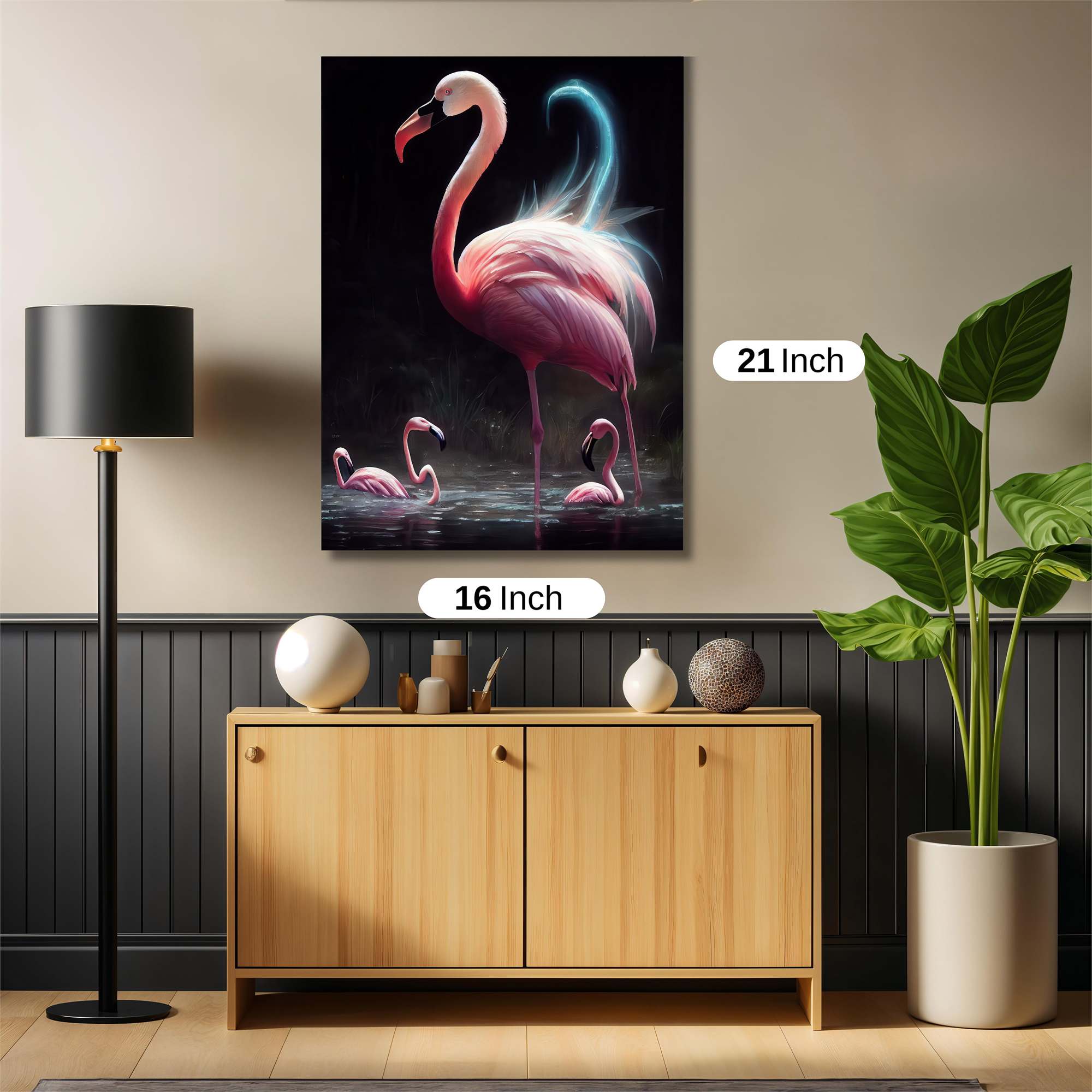 Flamingo Radiance Safe Wall Magnetic / M