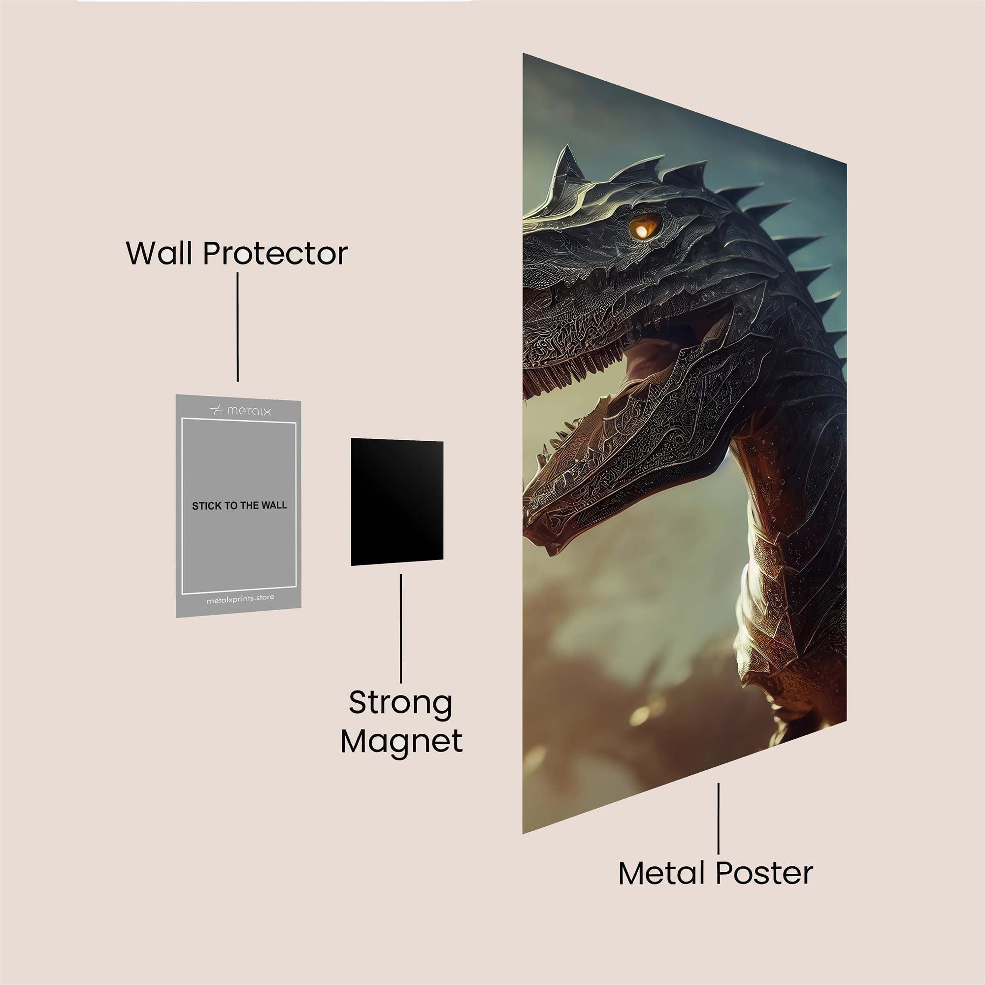 Dreadnought Menace Safe Wall Magnetic / M