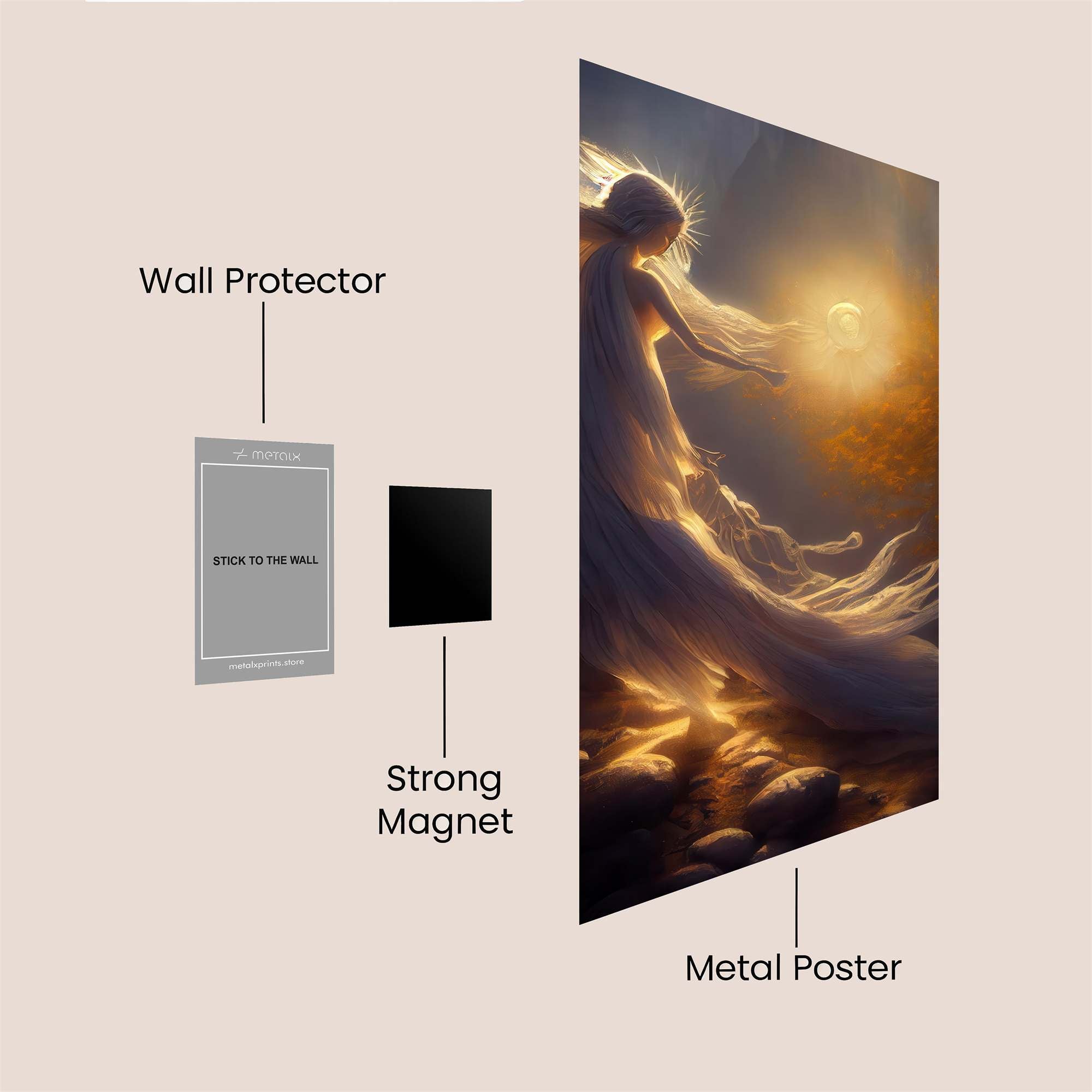 Luminous Enchantress Safe Wall Magnetic / M