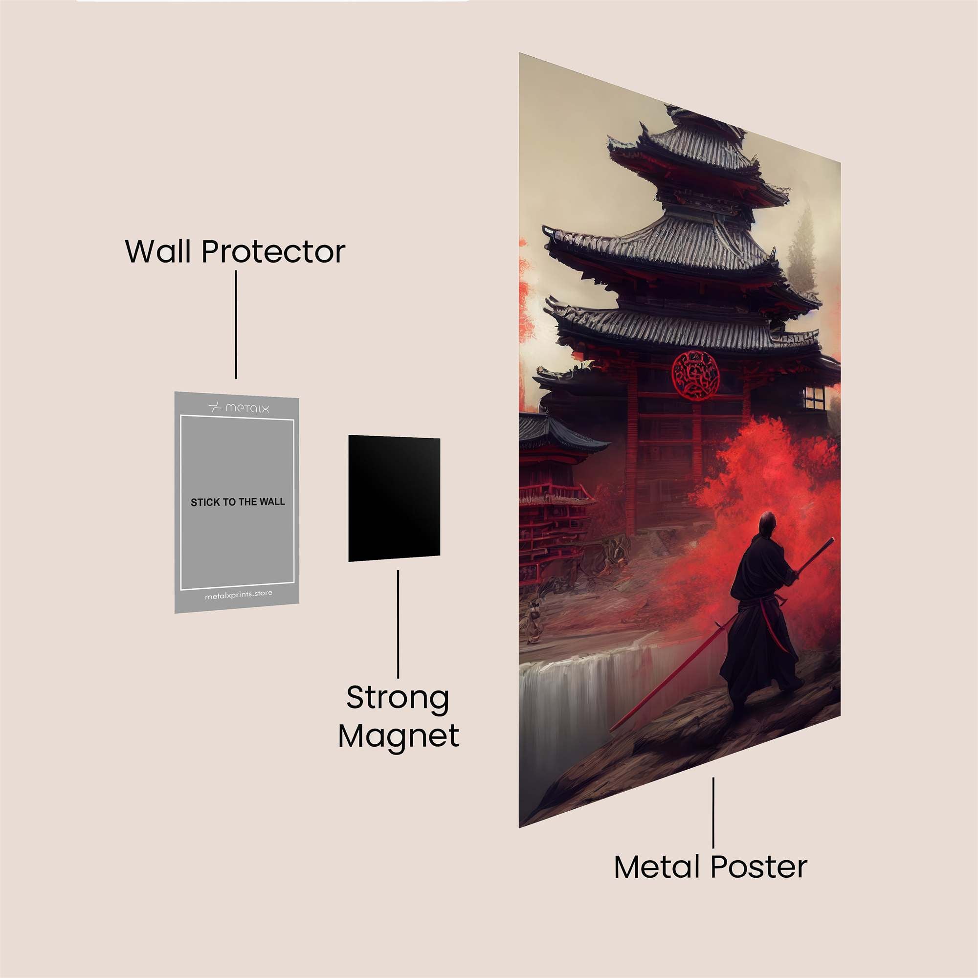 Pagoda Serenity Safe Wall Magnetic / M