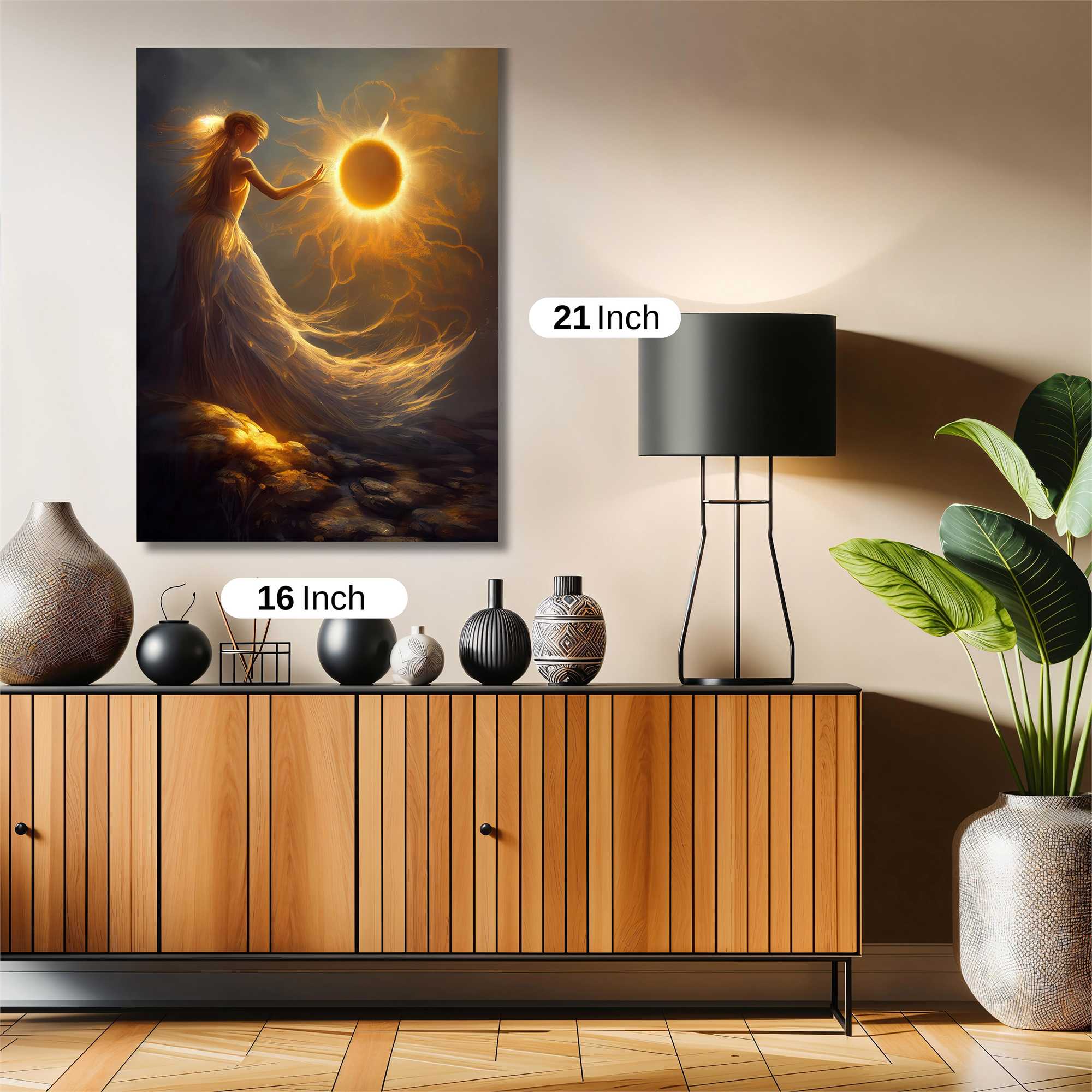 Sun Goddess Safe Wall Magnetic / M