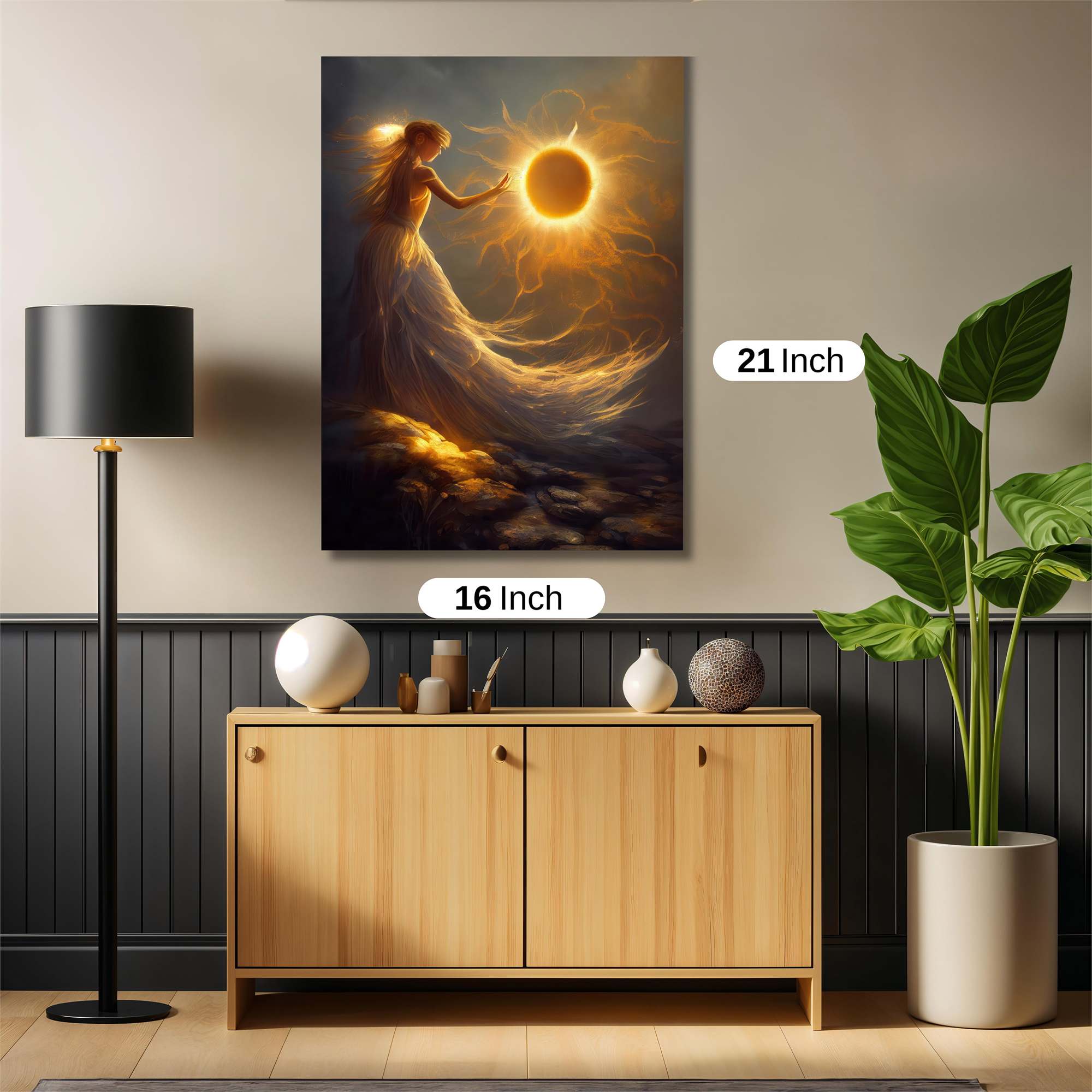 Sun Goddess Safe Wall Magnetic / M