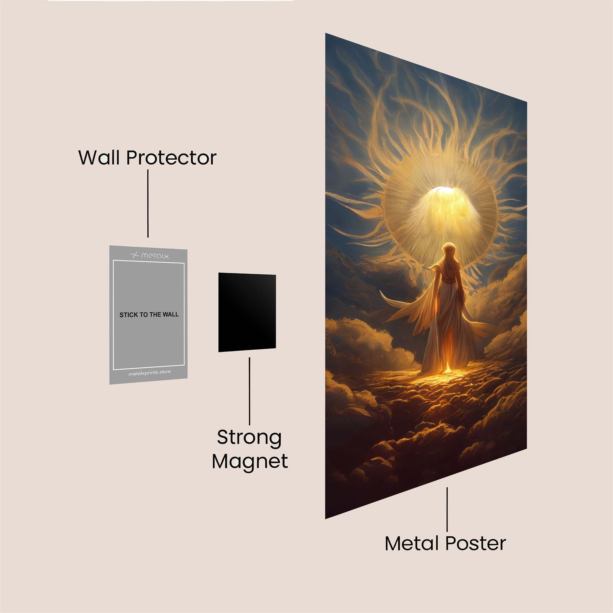 Sunrise Serenity Safe Wall Magnetic / M
