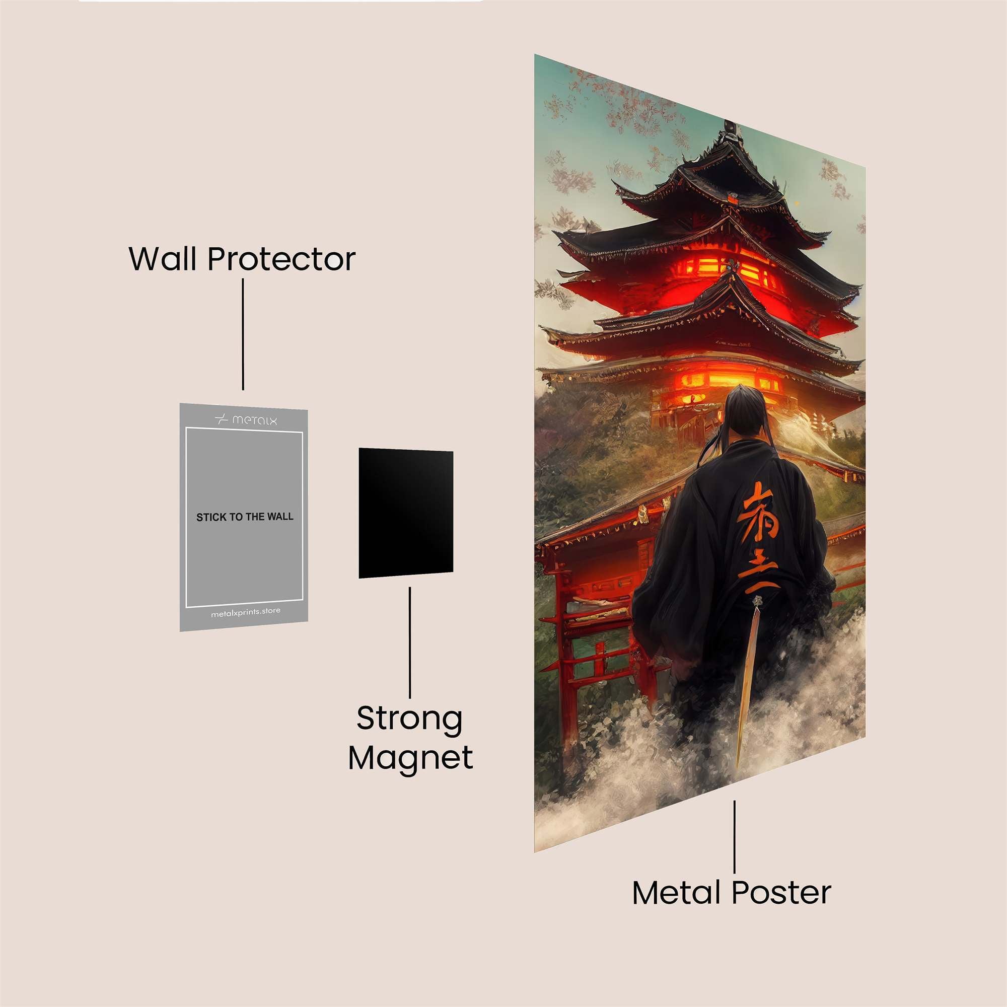 Samurai Serenity Safe Wall Magnetic / M