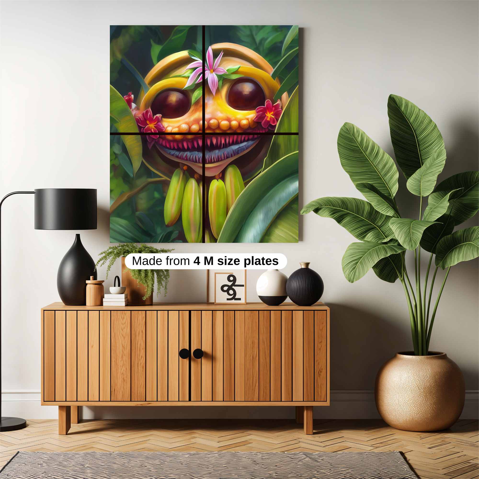 Banana Whimsy Safe Wall Magnetic / M