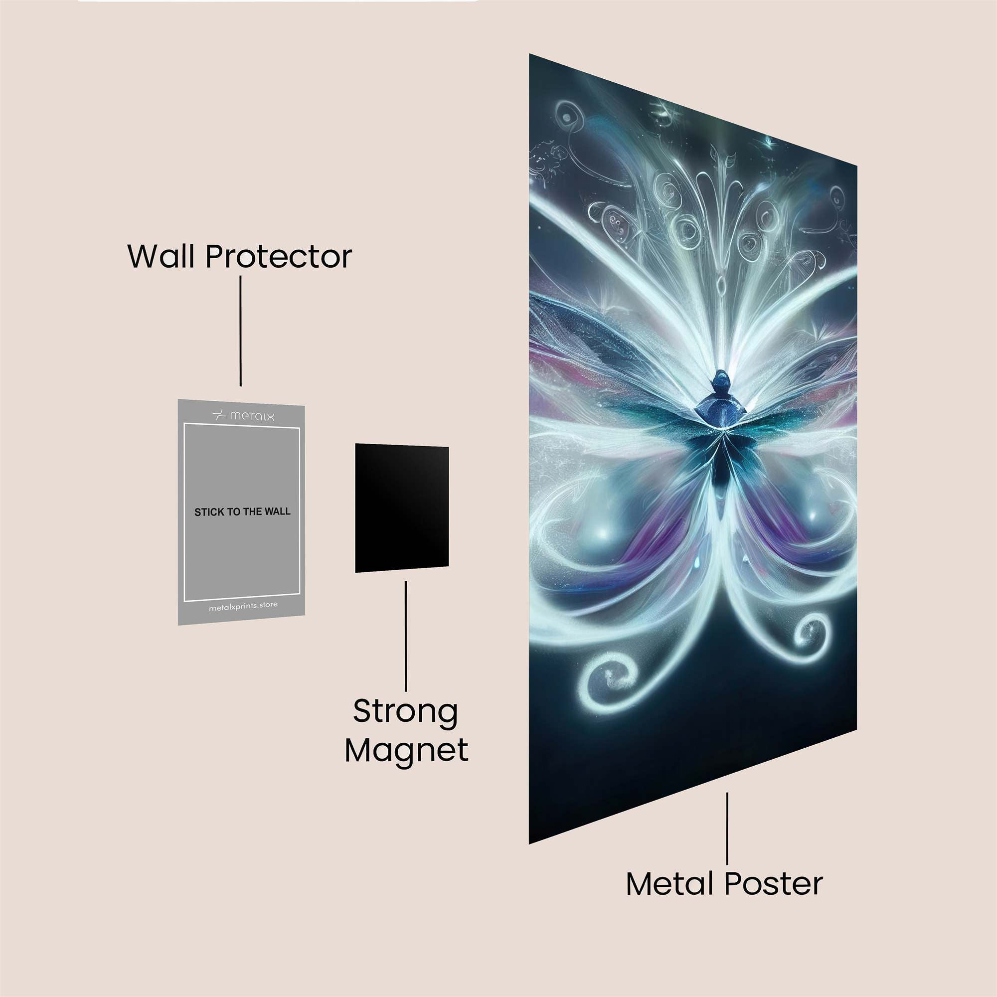 Luminous Serenity Safe Wall Magnetic / M