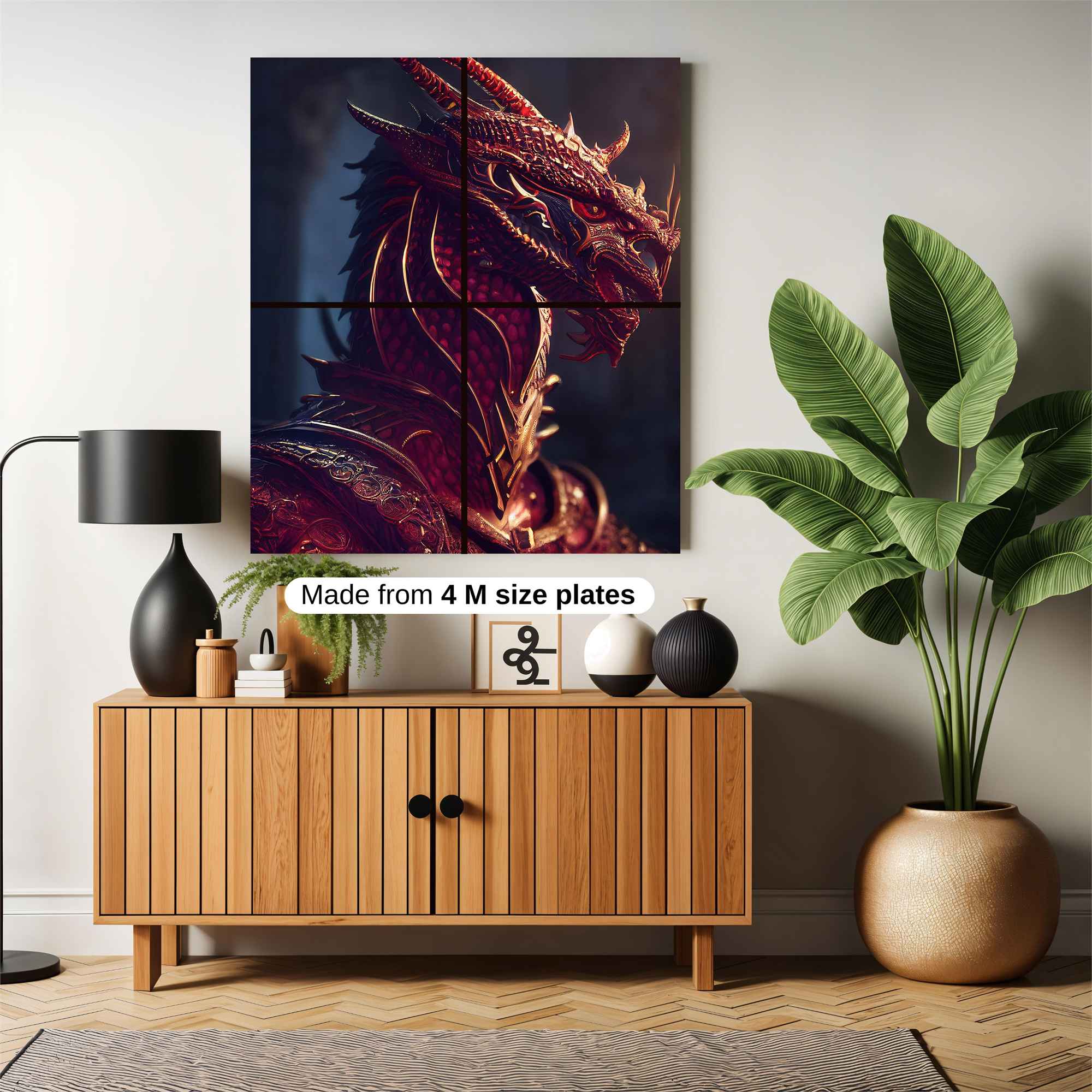 Dragon Majestic Safe Wall Magnetic / M