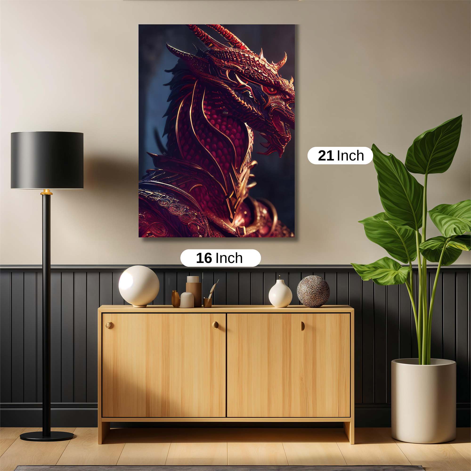 Dragon Majestic Safe Wall Magnetic / M