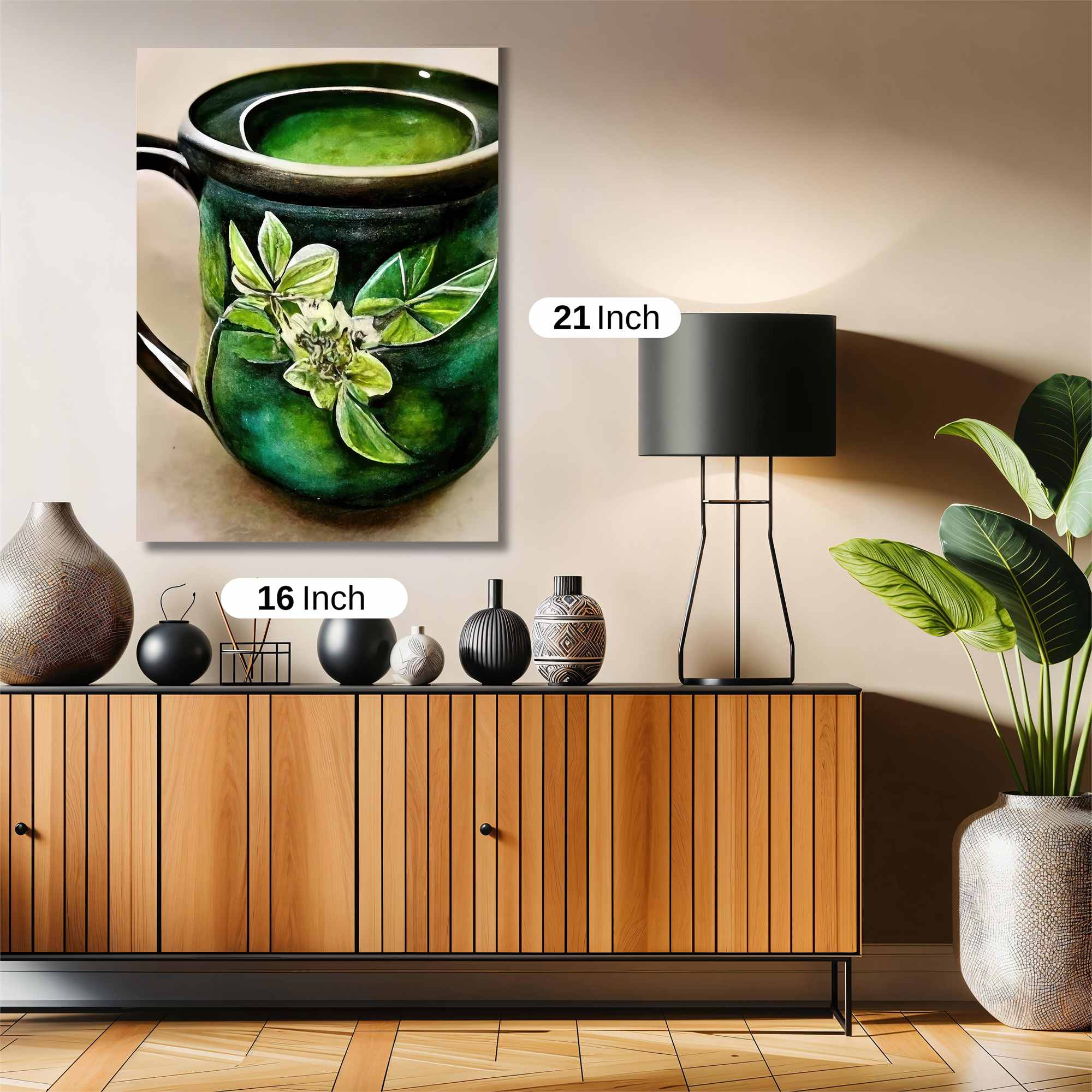 Floral Serenity Safe Wall Magnetic / M