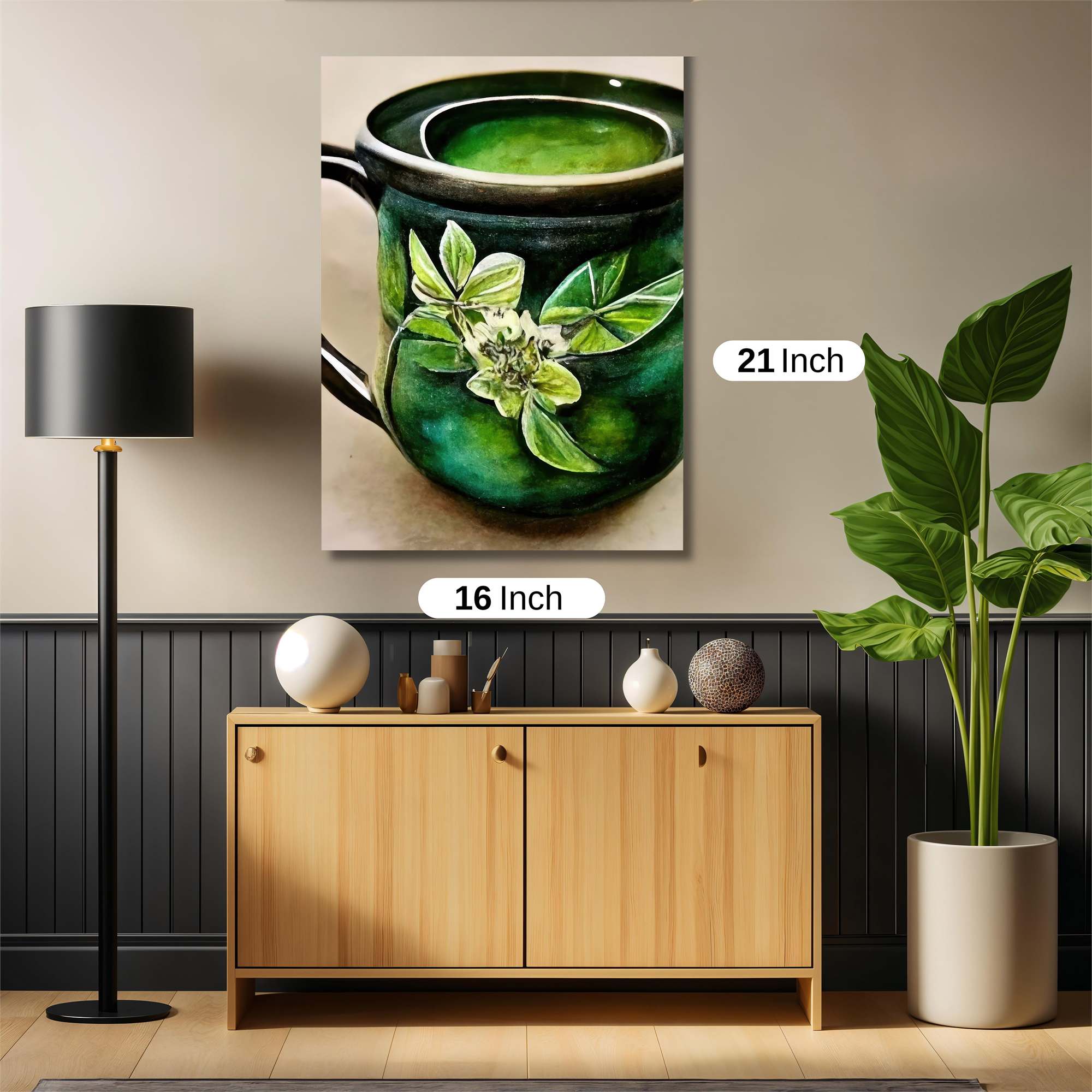 Floral Serenity Safe Wall Magnetic / M