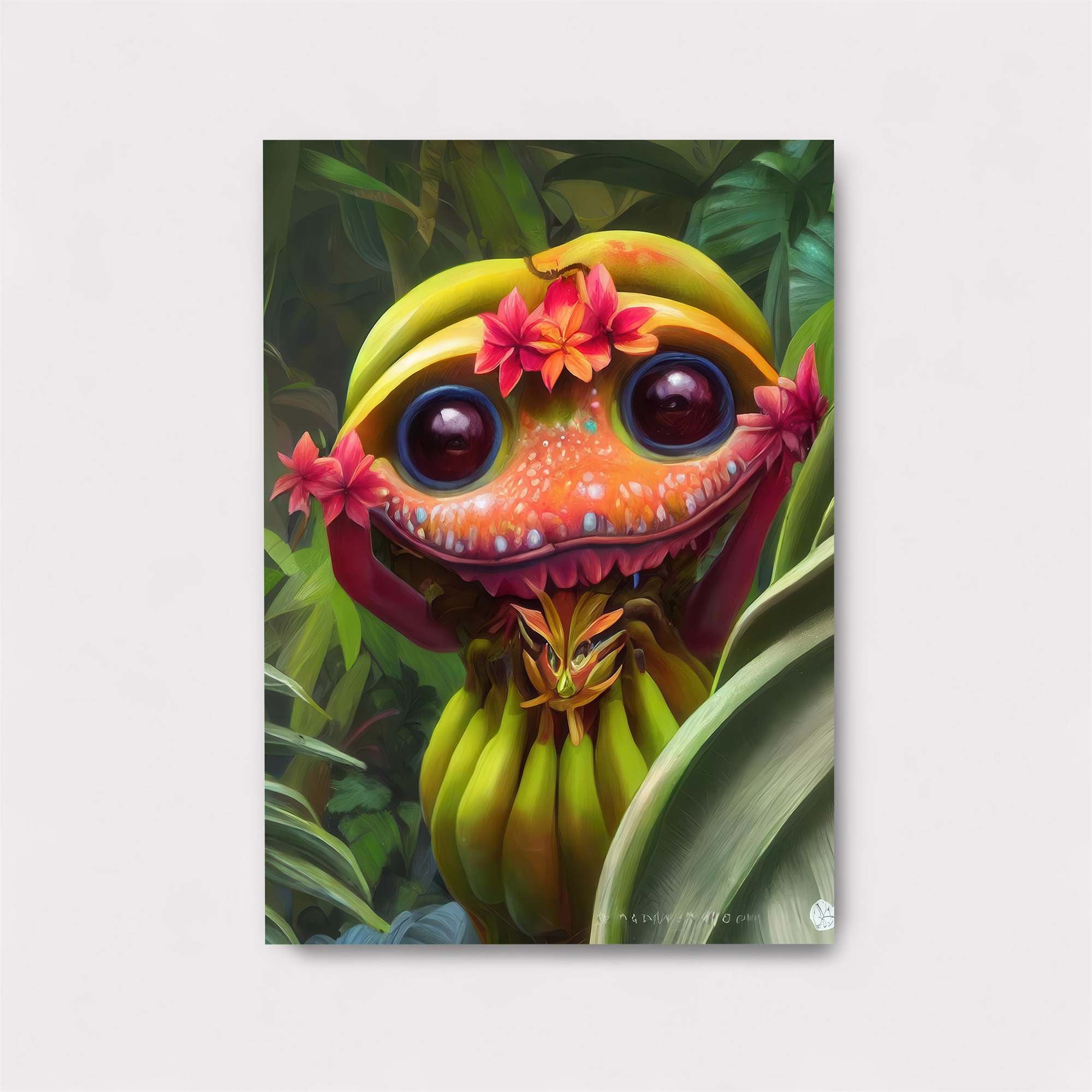 Flowerful Frog Safe Wall Magnetic / M
