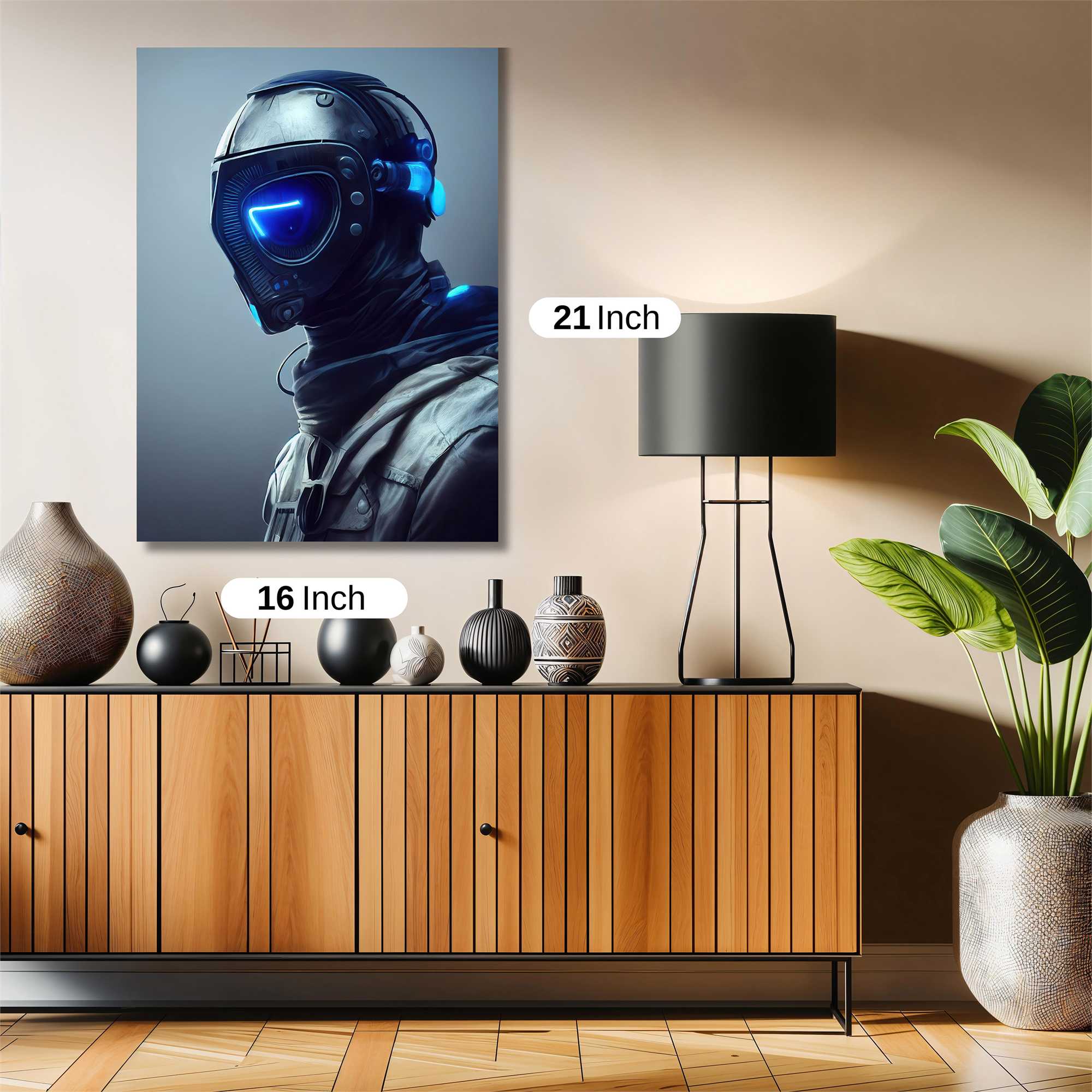 Neon Sentinel Safe Wall Magnetic / M