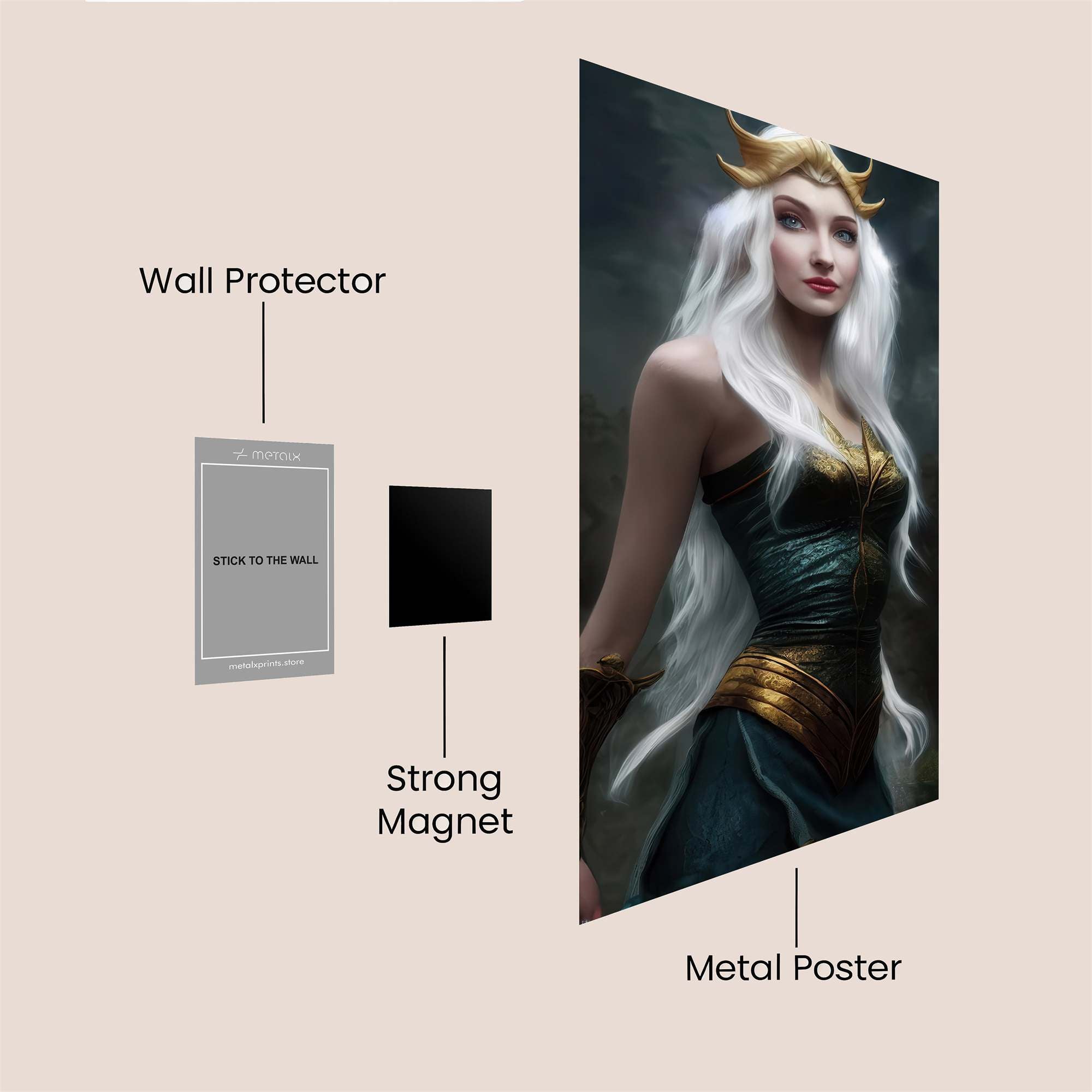 Elven Majesty Safe Wall Magnetic / M