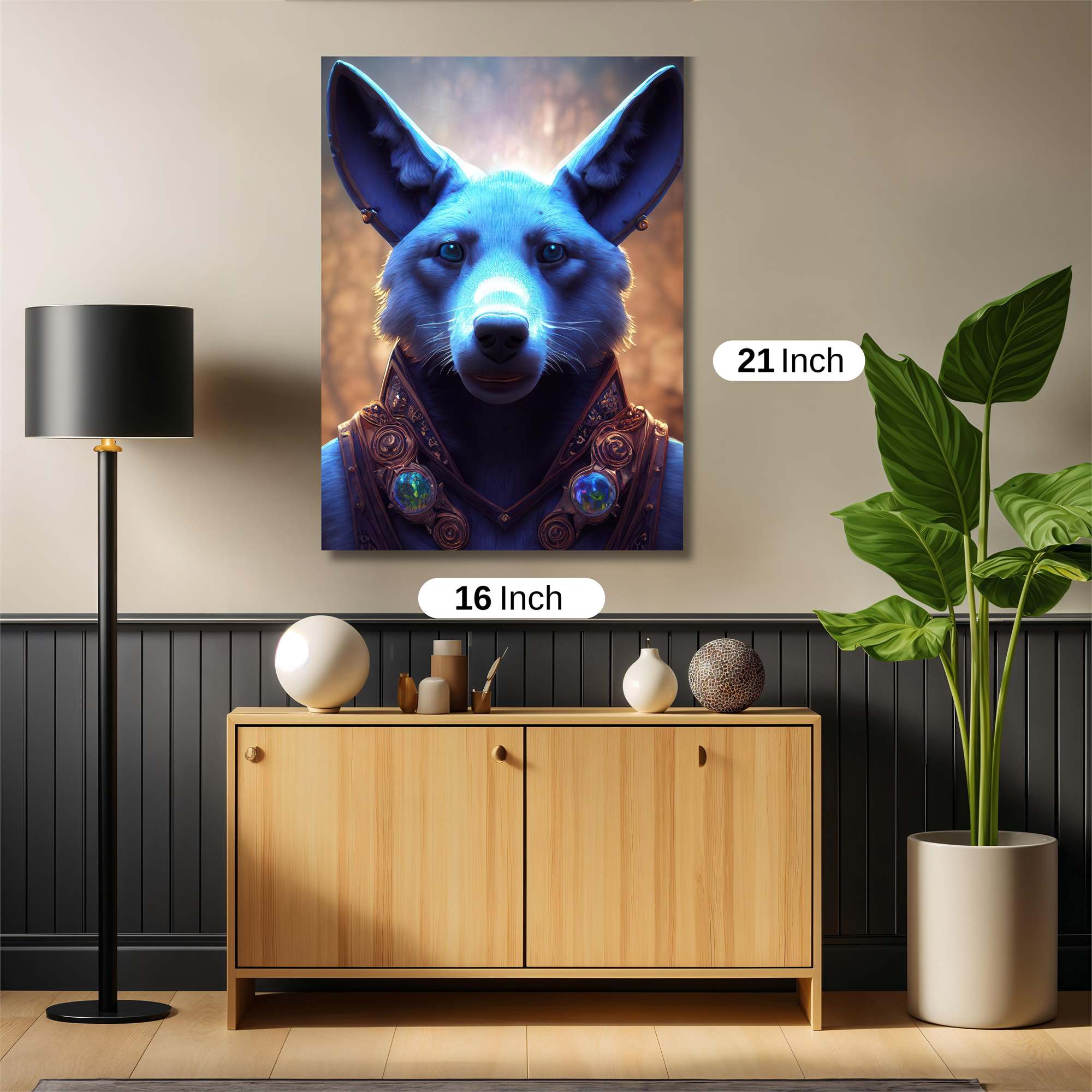 Mystic Fox Safe Wall Magnetic / M