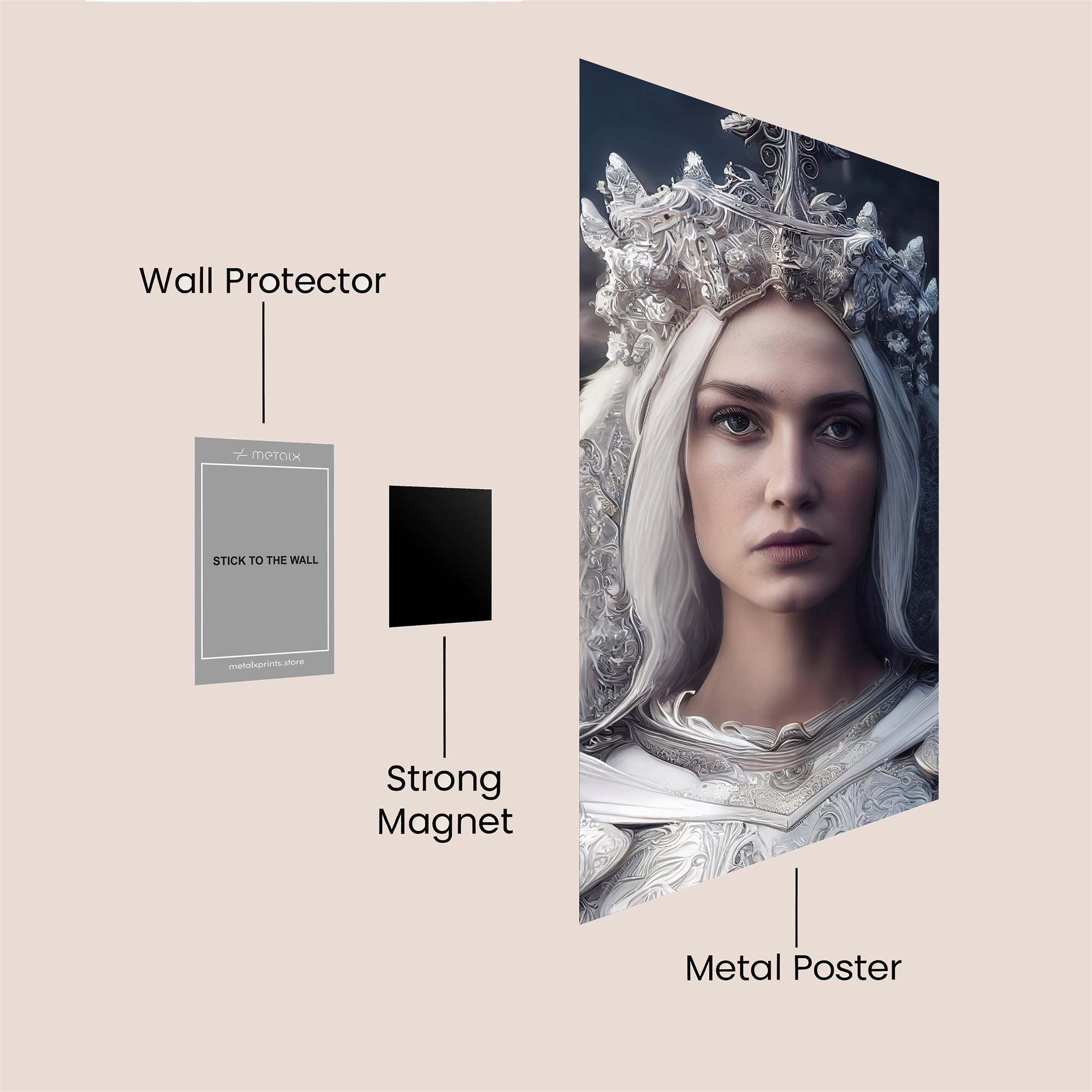 Ice Queen Safe Wall Magnetic / M