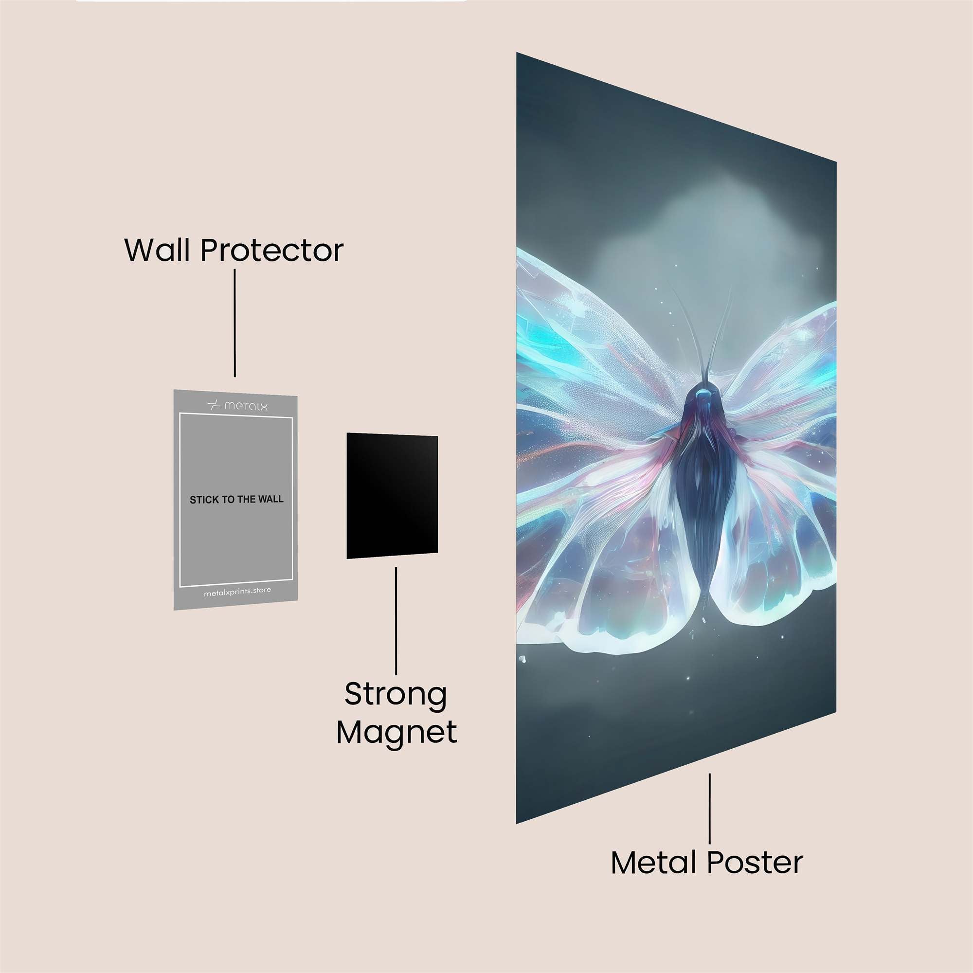 Luminous Serenity Safe Wall Magnetic / M