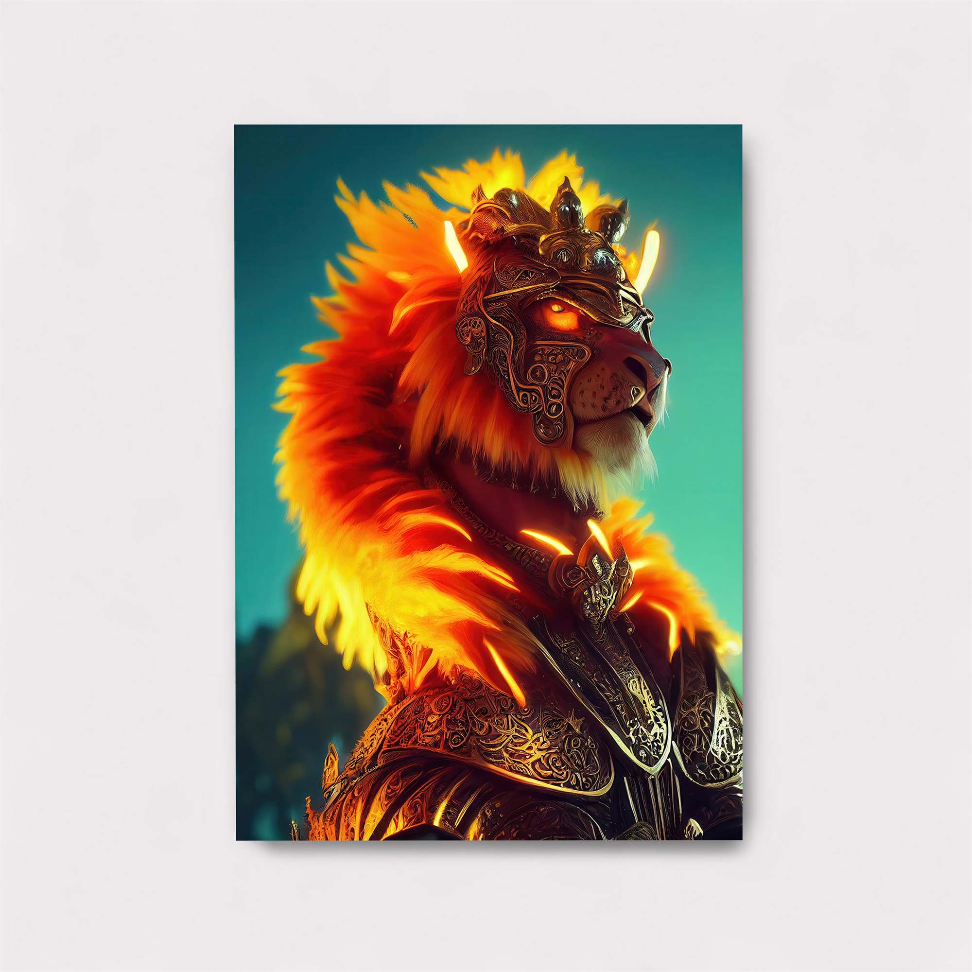 Lion Blaze Safe Wall Magnetic / M