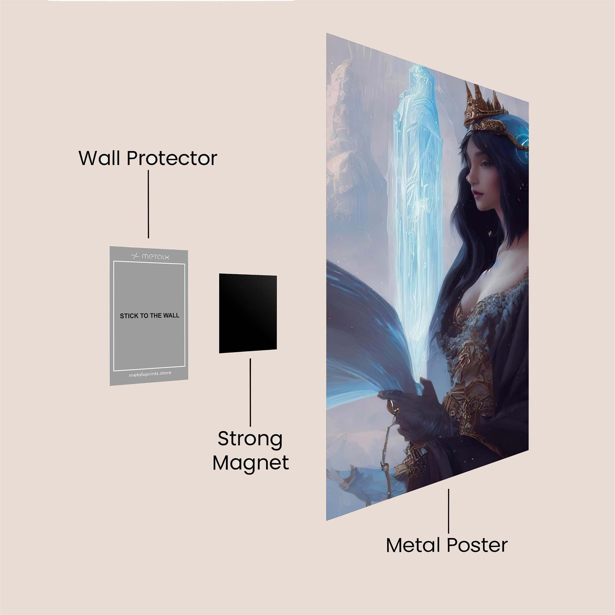 Queen Serene Safe Wall Magnetic / M