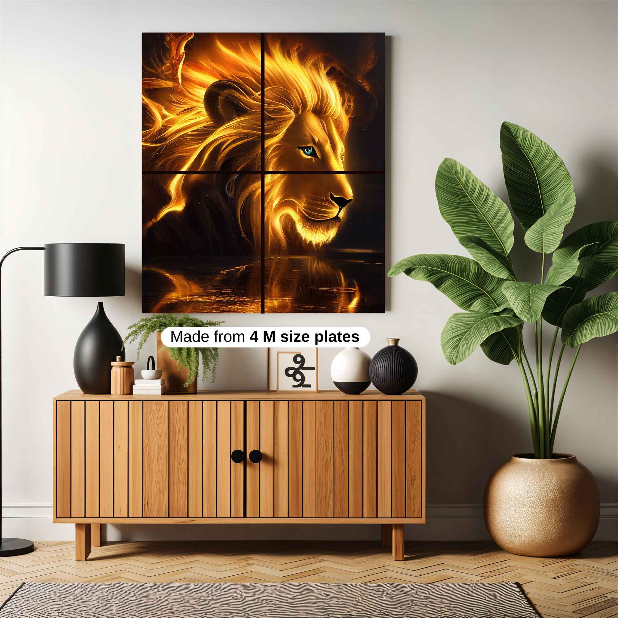 Lion Blaze Safe Wall Magnetic / M