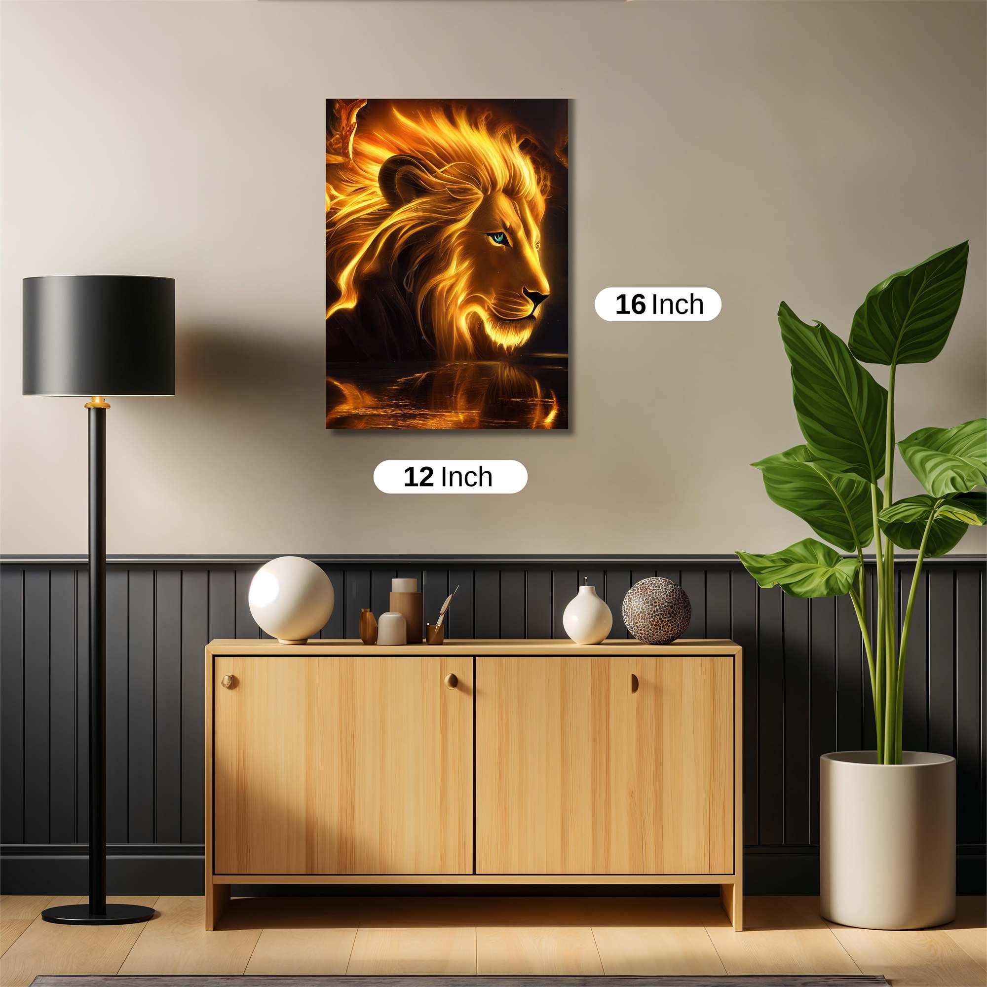 Lion Blaze Safe Wall Magnetic / M