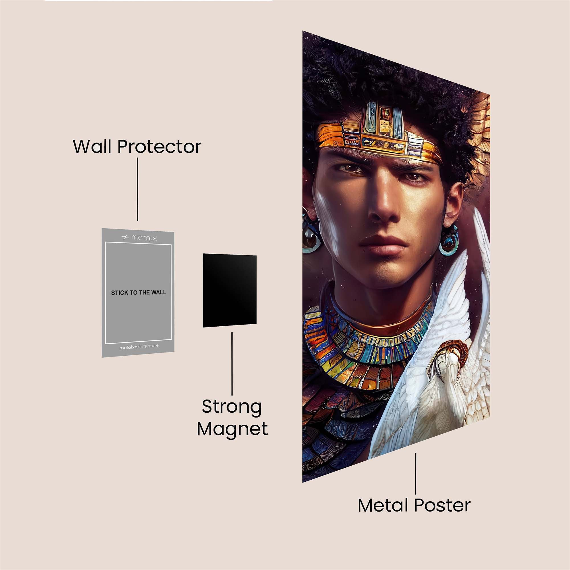 Pharaoh Serene Safe Wall Magnetic / M