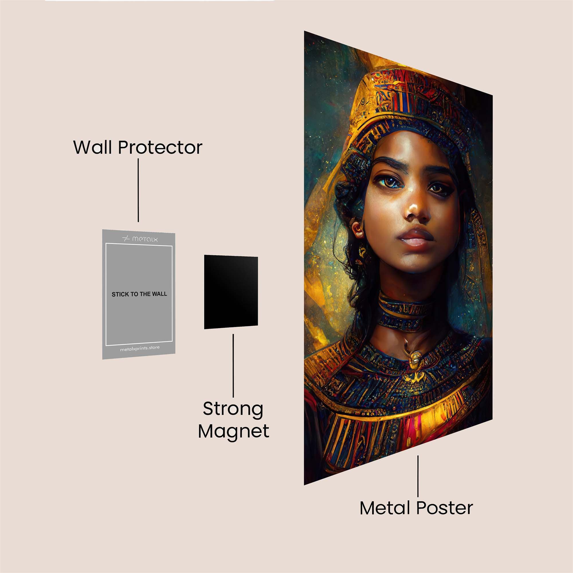 Nefertiti Radiant Safe Wall Magnetic / M