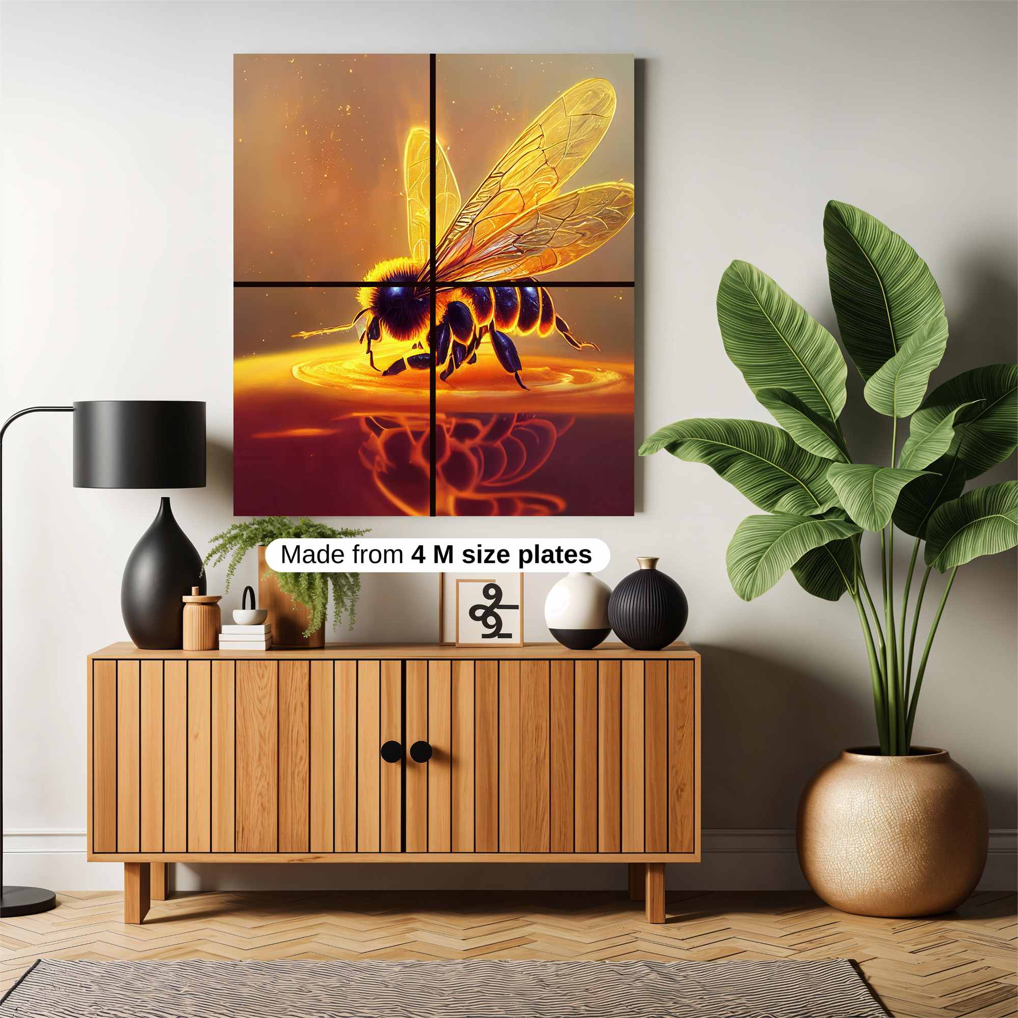 Golden Serenity Safe Wall Magnetic / M