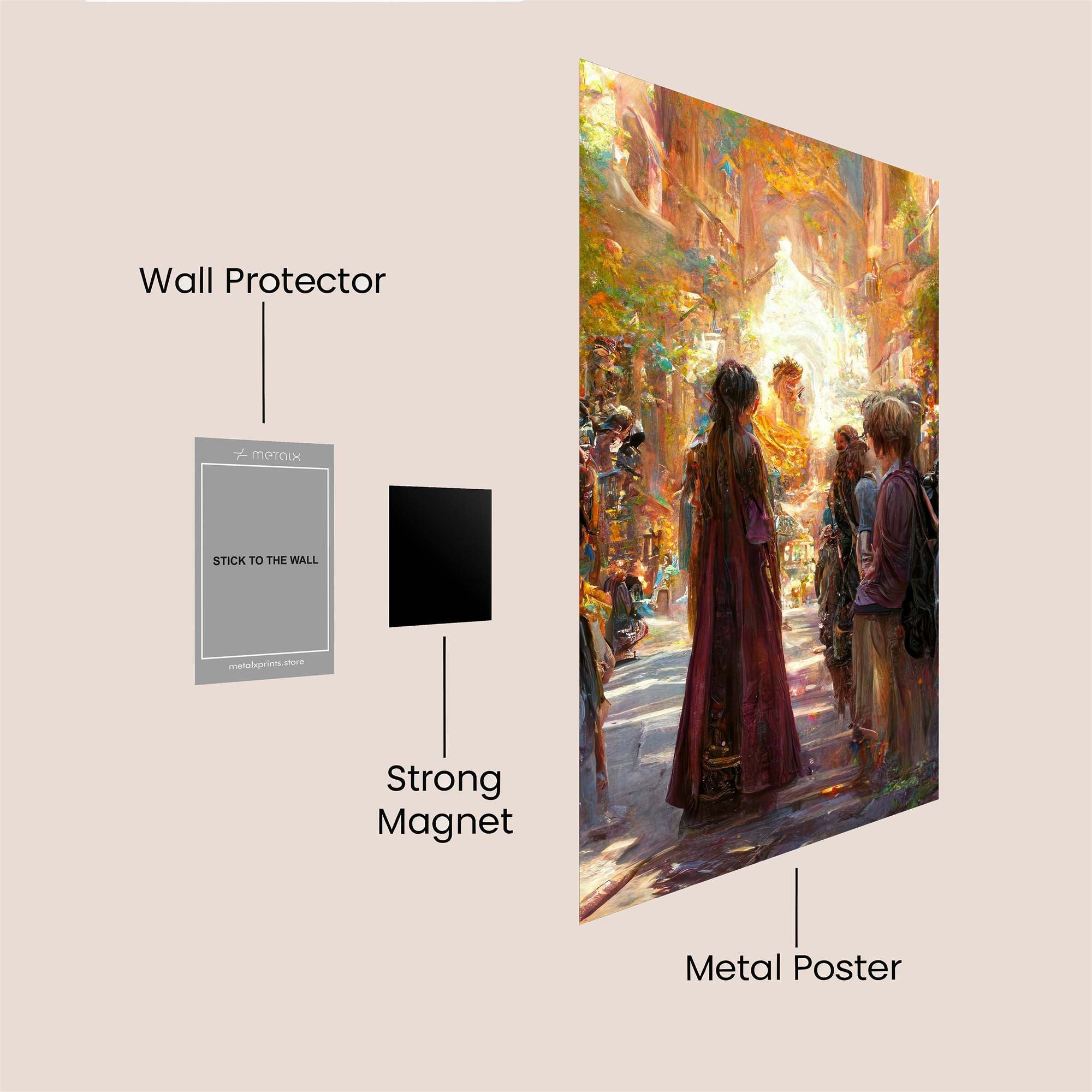 Mystic Gathering Safe Wall Magnetic / M