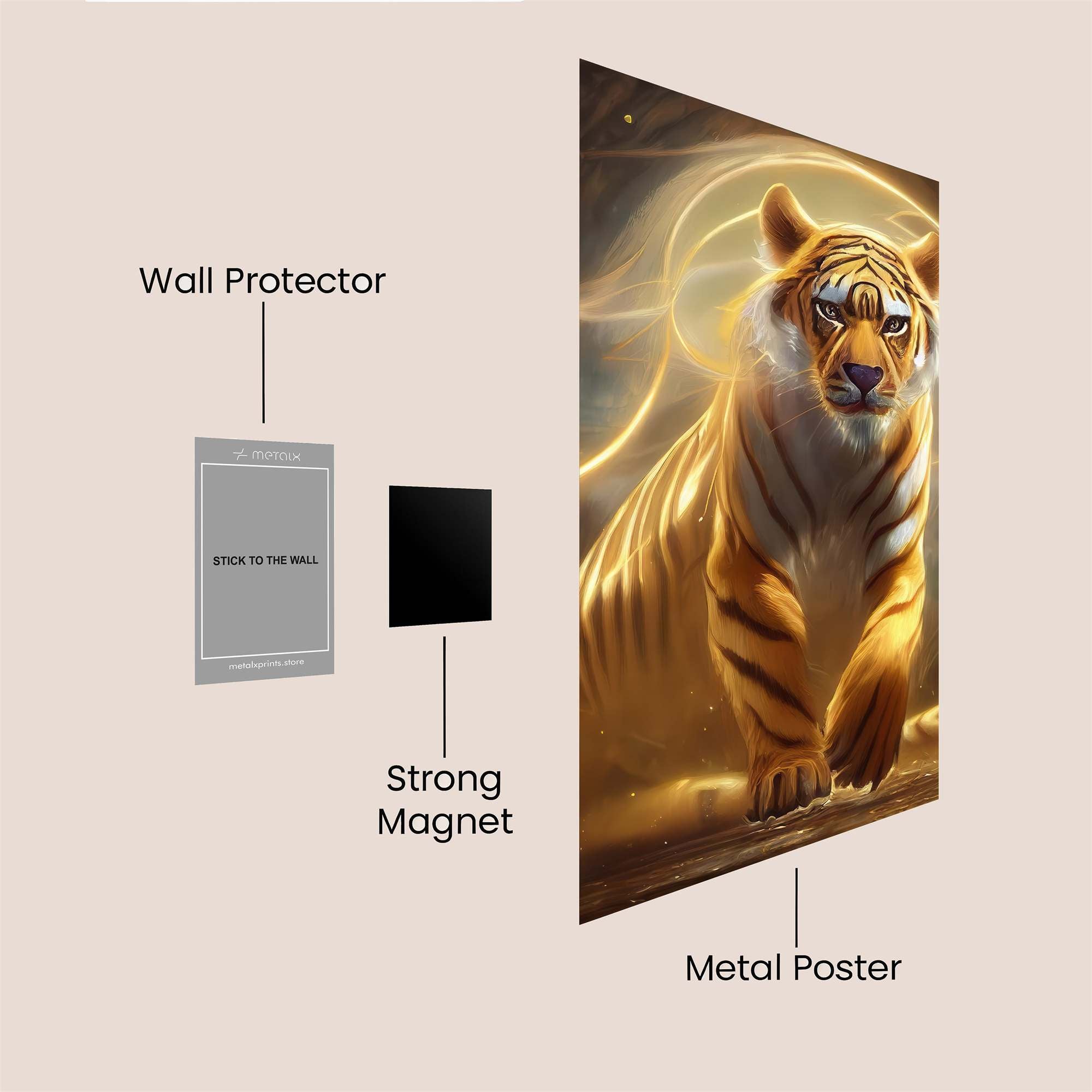 Tiger Radiance Safe Wall Magnetic / M