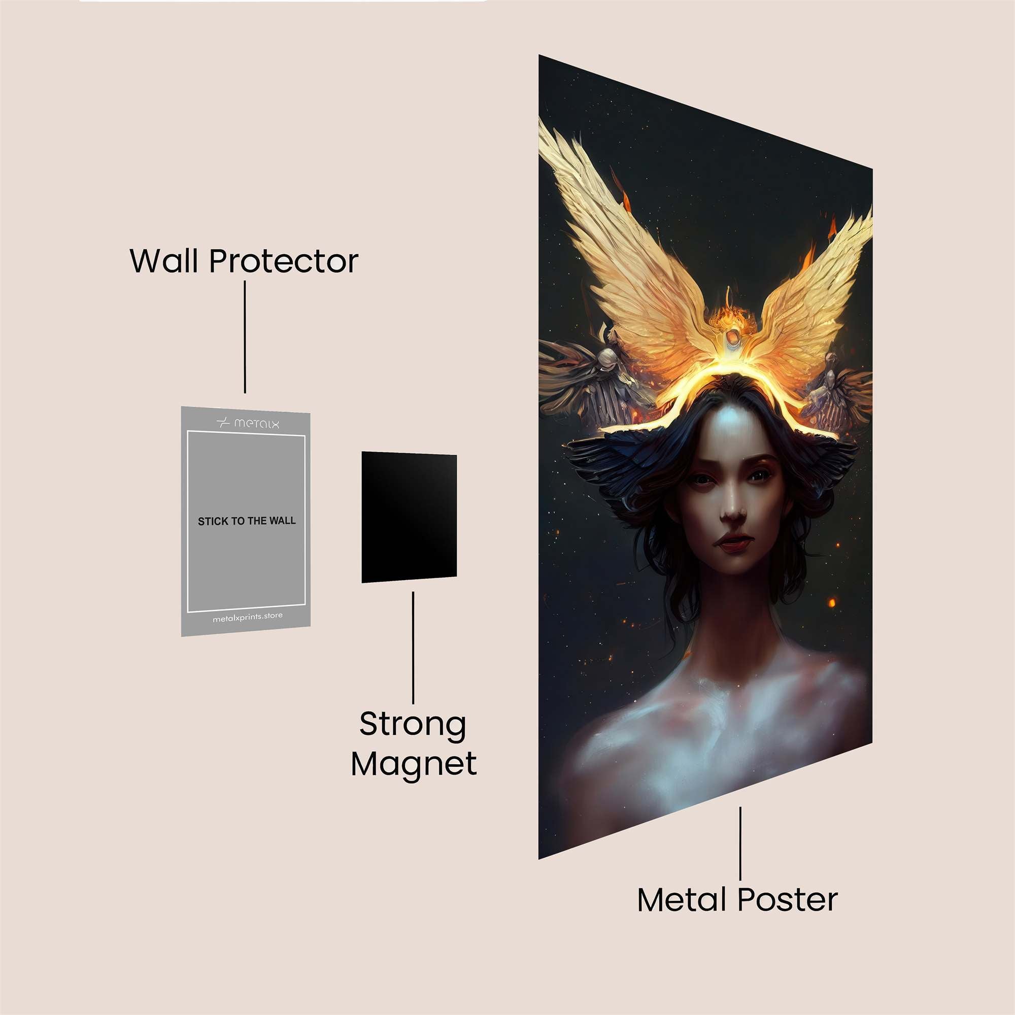 Phoenix Radiance Safe Wall Magnetic / M