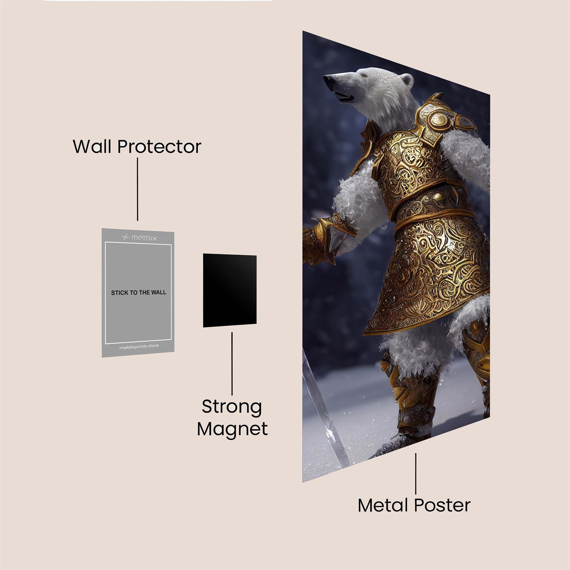 Polar Knight Safe Wall Magnetic / M