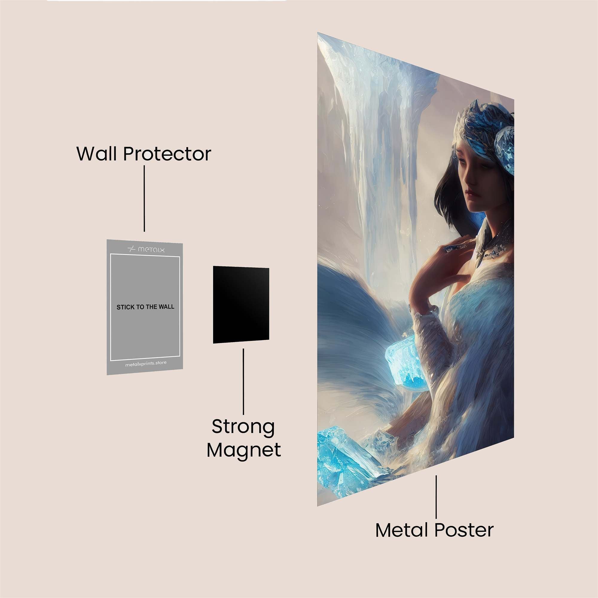 Ice Empress Safe Wall Magnetic / M