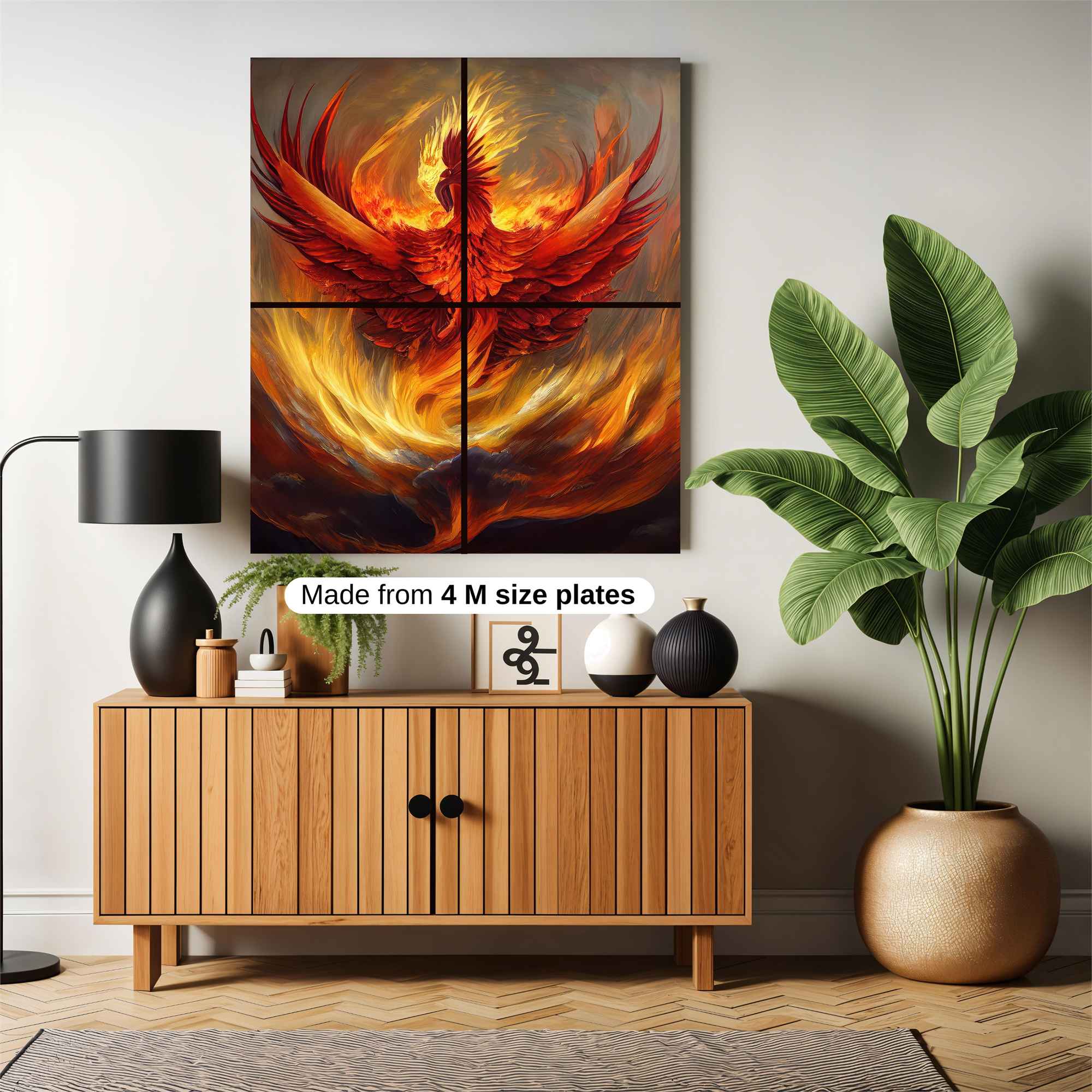 Phoenix Rebirth Safe Wall Magnetic / M