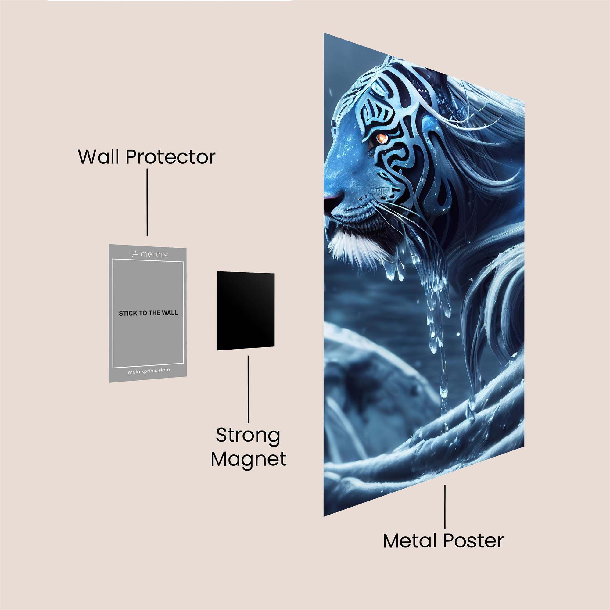 Frost Tiger Safe Wall Magnetic / M
