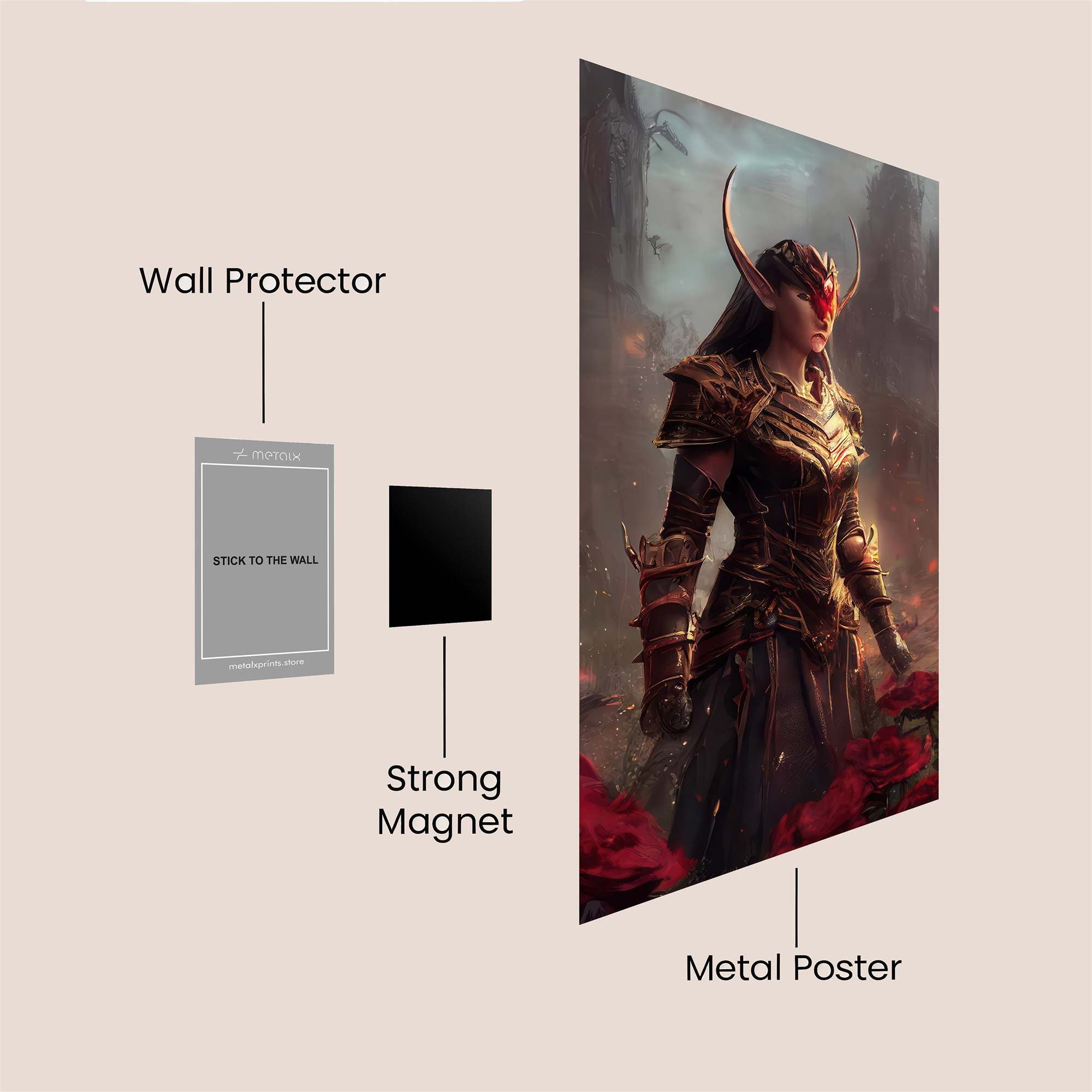 Elf Enchantress Safe Wall Magnetic / M