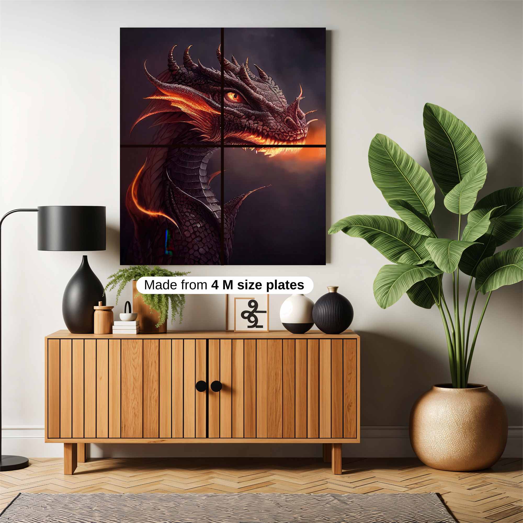 Dragon Blaze Safe Wall Magnetic / M