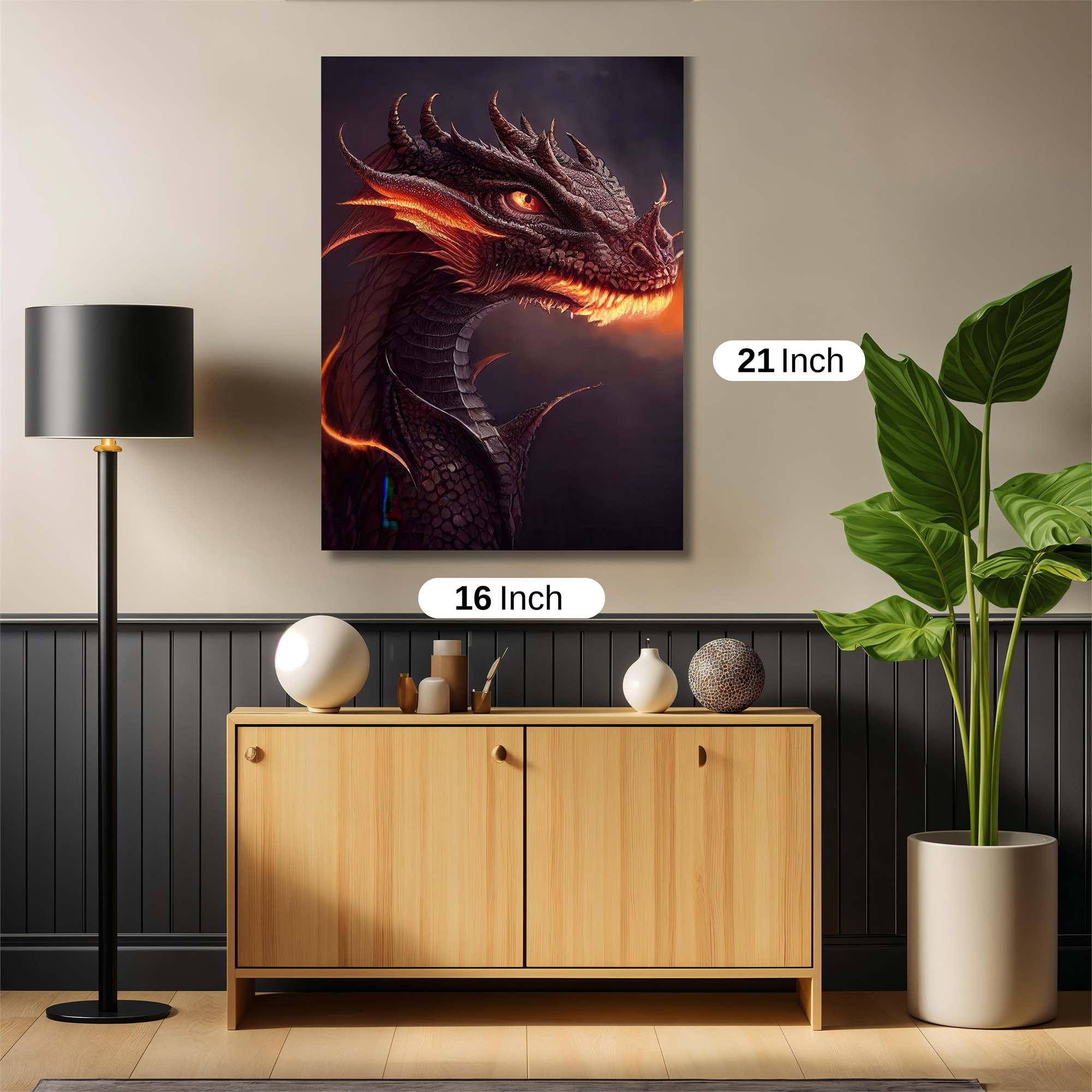 Dragon Blaze Safe Wall Magnetic / M