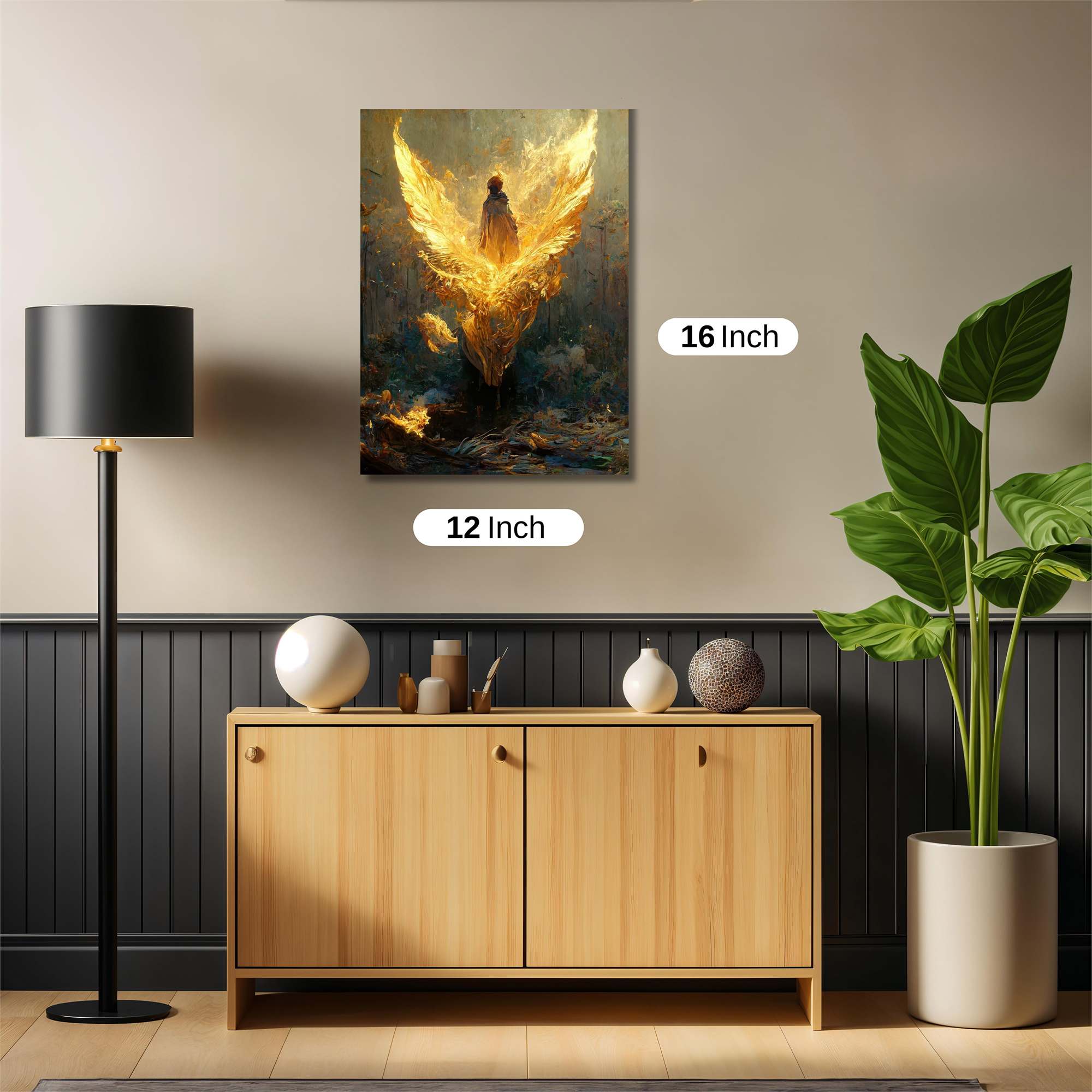 Phoenix Rebirth Safe Wall Magnetic / M
