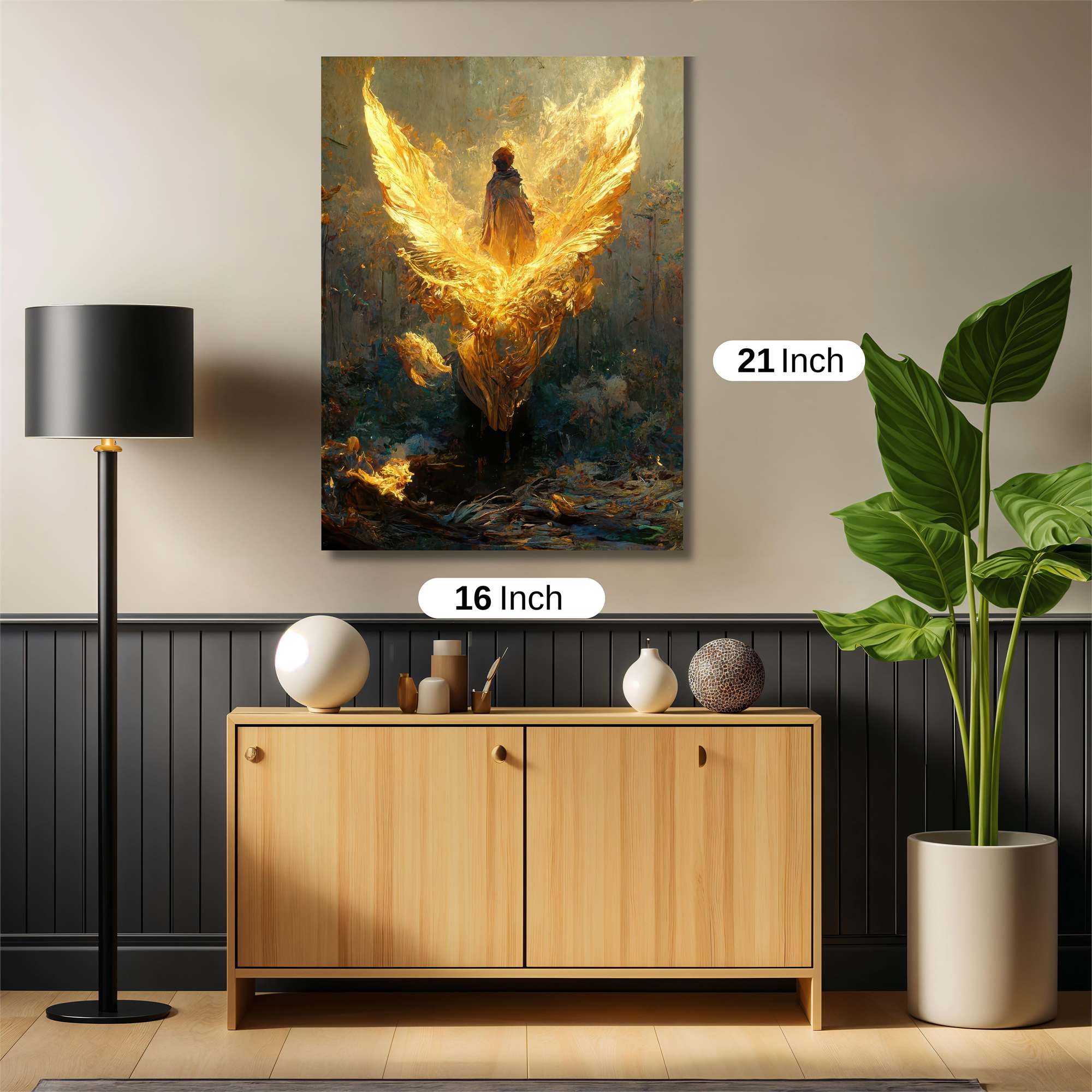 Phoenix Rebirth Safe Wall Magnetic / M