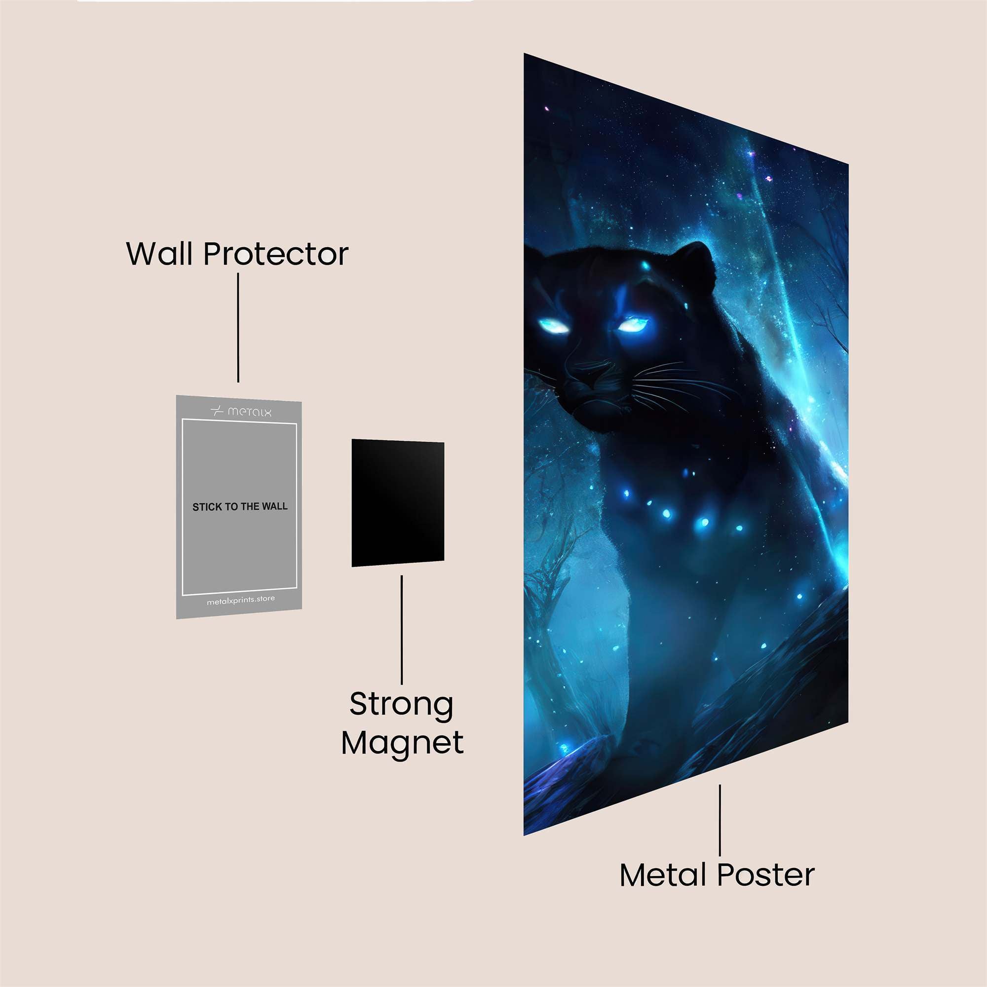 Panther Enigma Safe Wall Magnetic / M