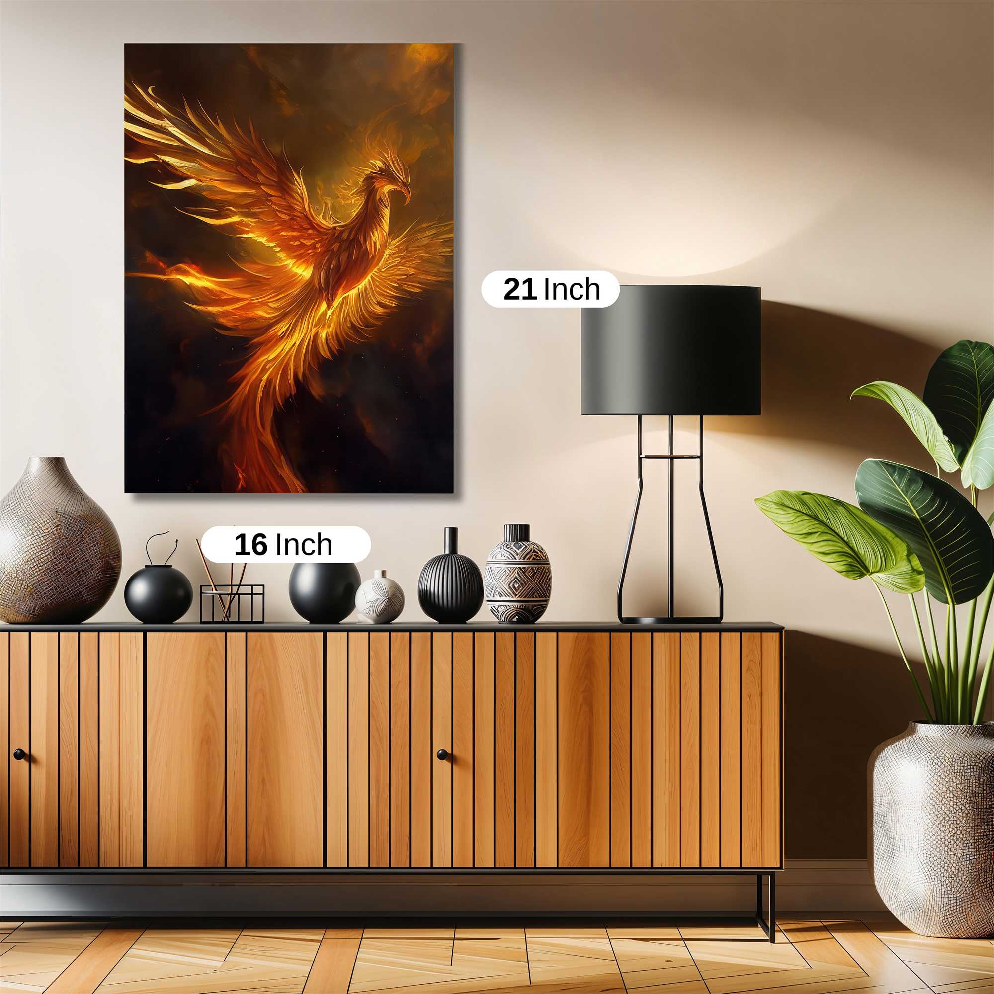 Phoenix Blaze Safe Wall Magnetic / M